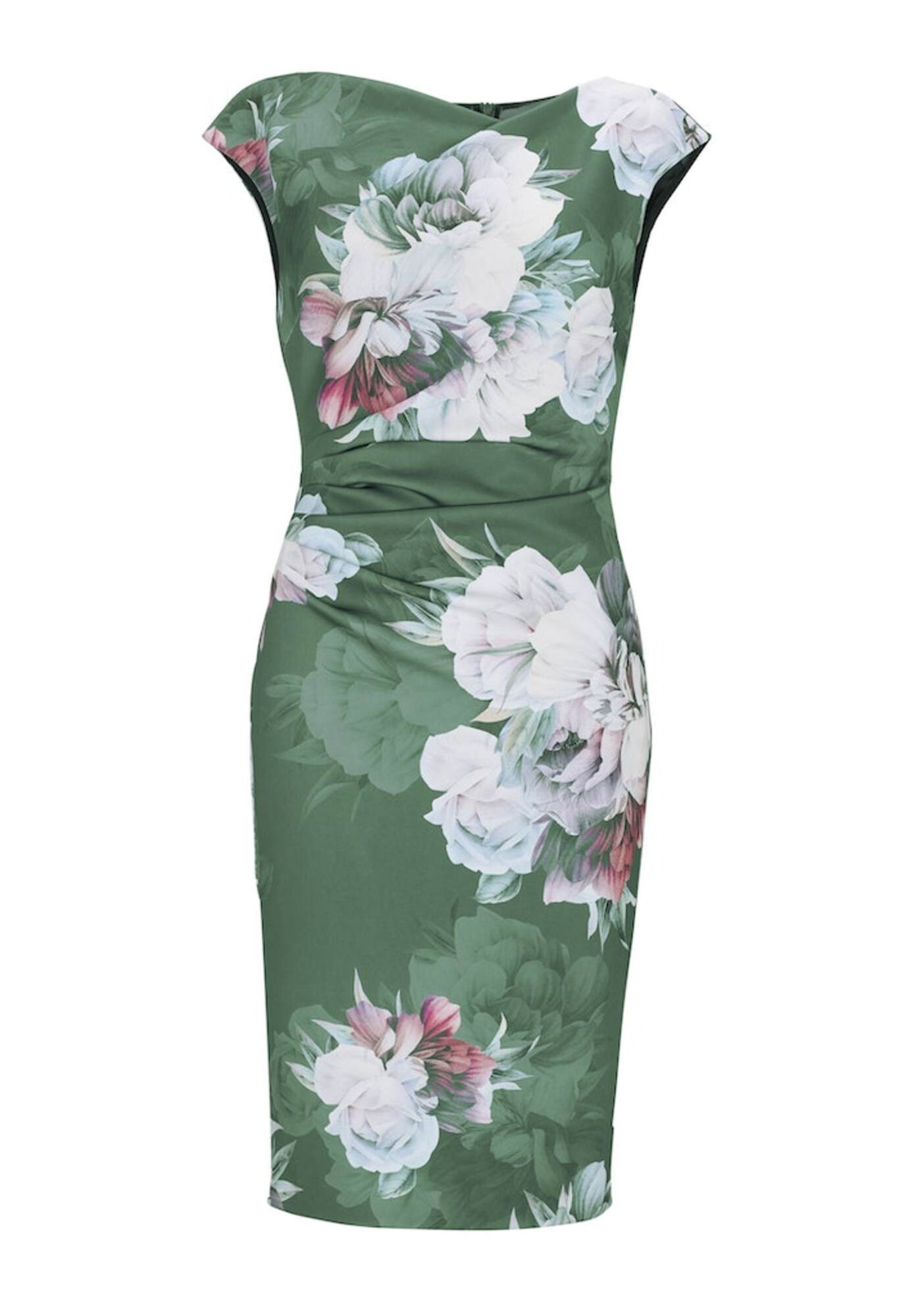 SWING Rochie mulate  albastru pastel / verde pin / roz / alb