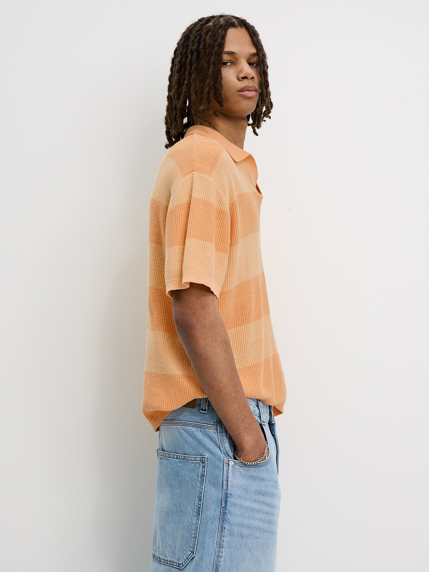 Pull&Bear Tričko oranžová / pastelovo oranžová (obrázok 3)