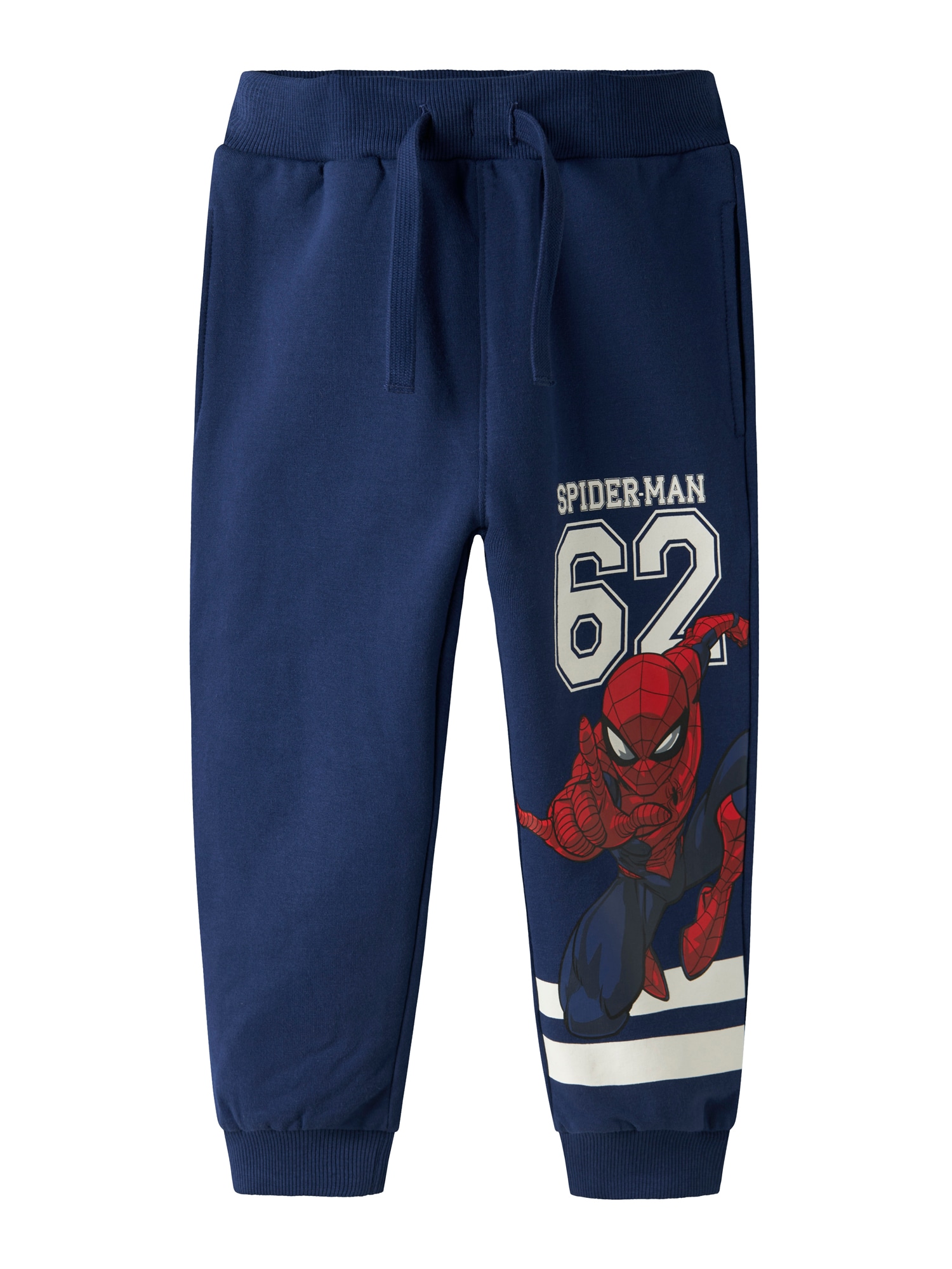 NAME IT Nadrág 'NMMADAM SPIDER'  éjkék / sötétvörös / fehér akciós termékkép 1
