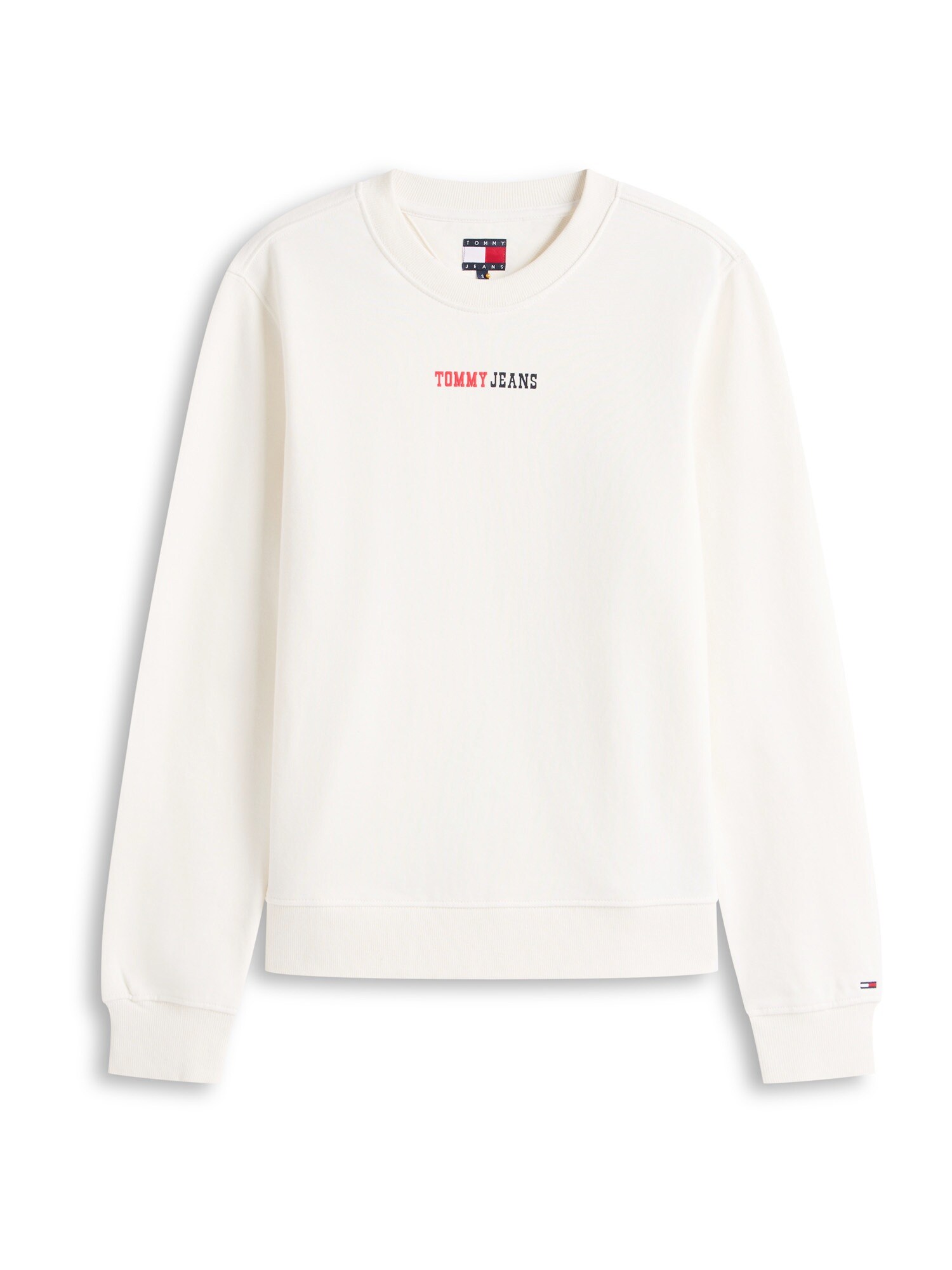 Tommy Jeans Bluză de molton ESS  roșu / negru / alb