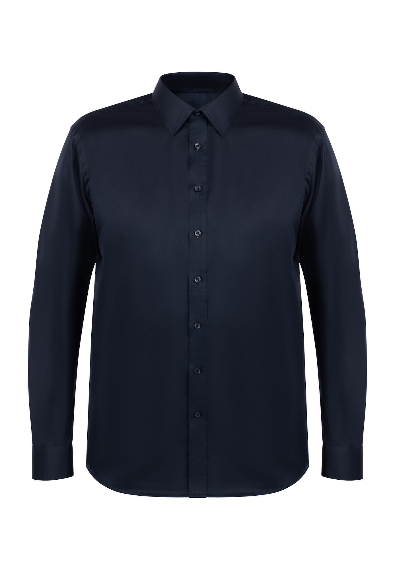 DreiMaster Klassik Dalykinio stiliaus marškiniai tamsiai mėlyna jūros spalva