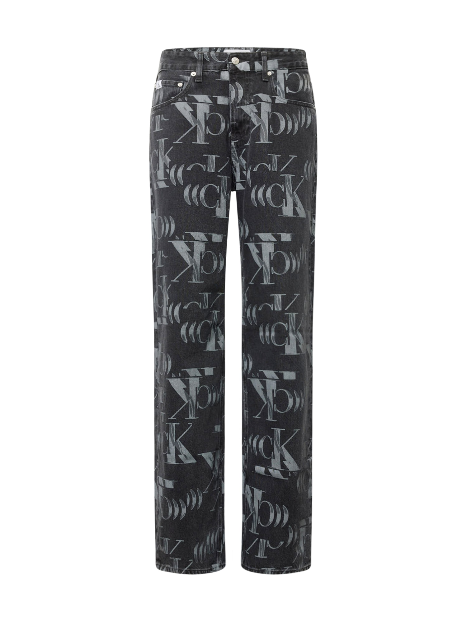 Calvin Klein Jeans Traperice  siva / crna