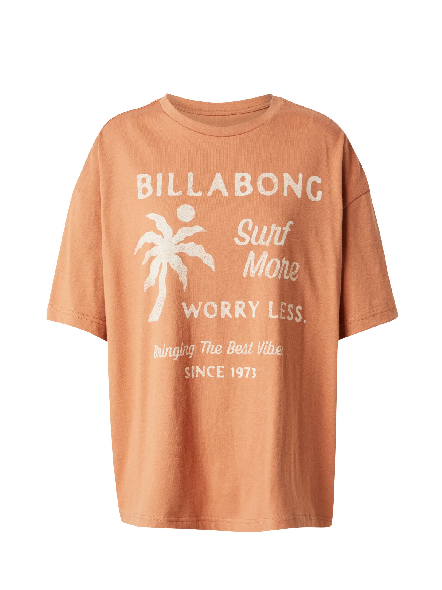 BILLABONG Tričko 'JUMPS IN WATER' mokka