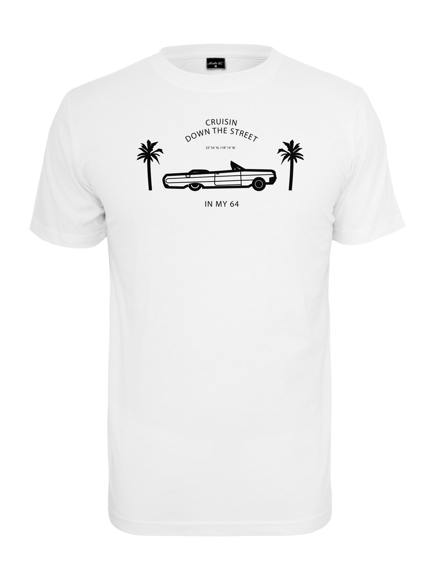 Mister Tee Marškinėliai 'Cruisin'  balkšva / juoda