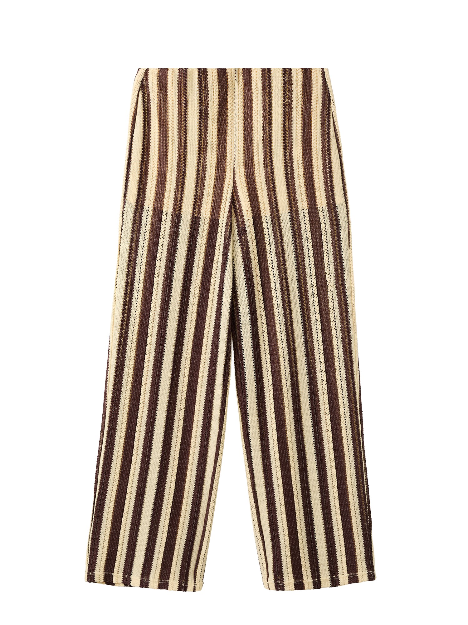 MANGO Pantalón 'FALKI'  marrón claro / marrón oscuro