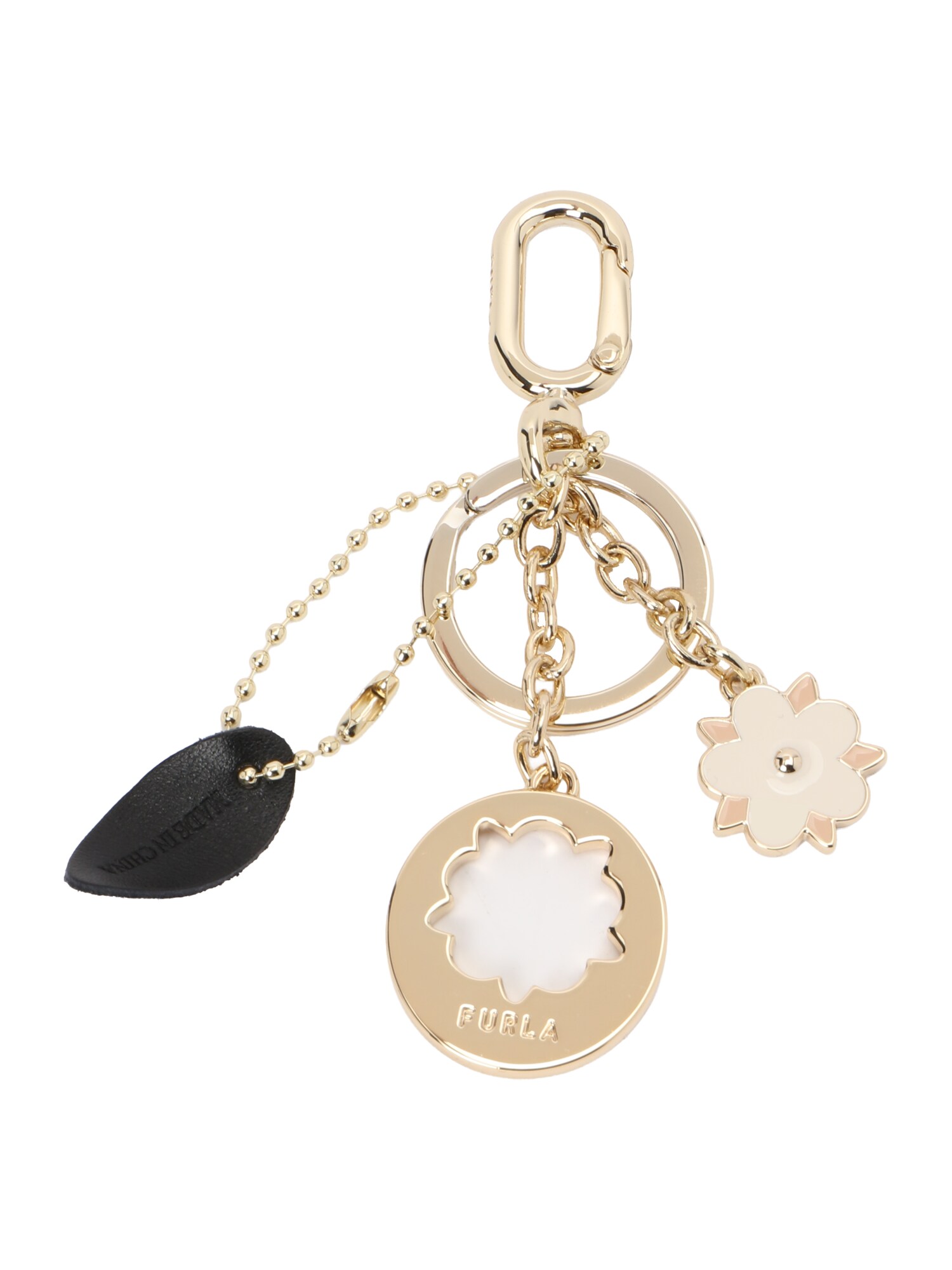 FURLA Llavero  oro / negro / blanco