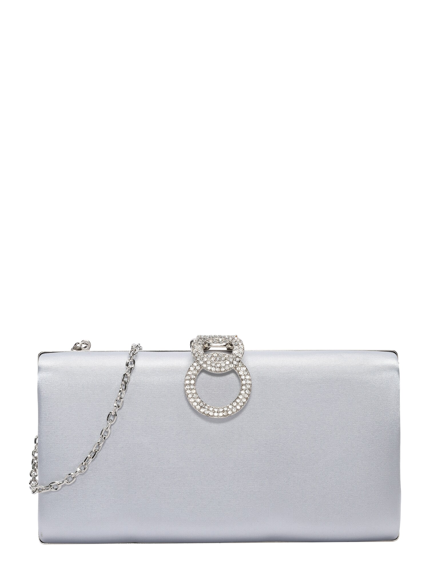 mascara Clutch  argintiu