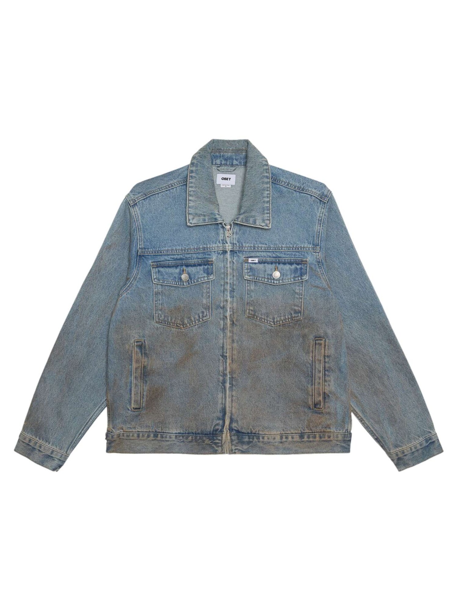 Obey Chaqueta de entretiempo mezcla de colores