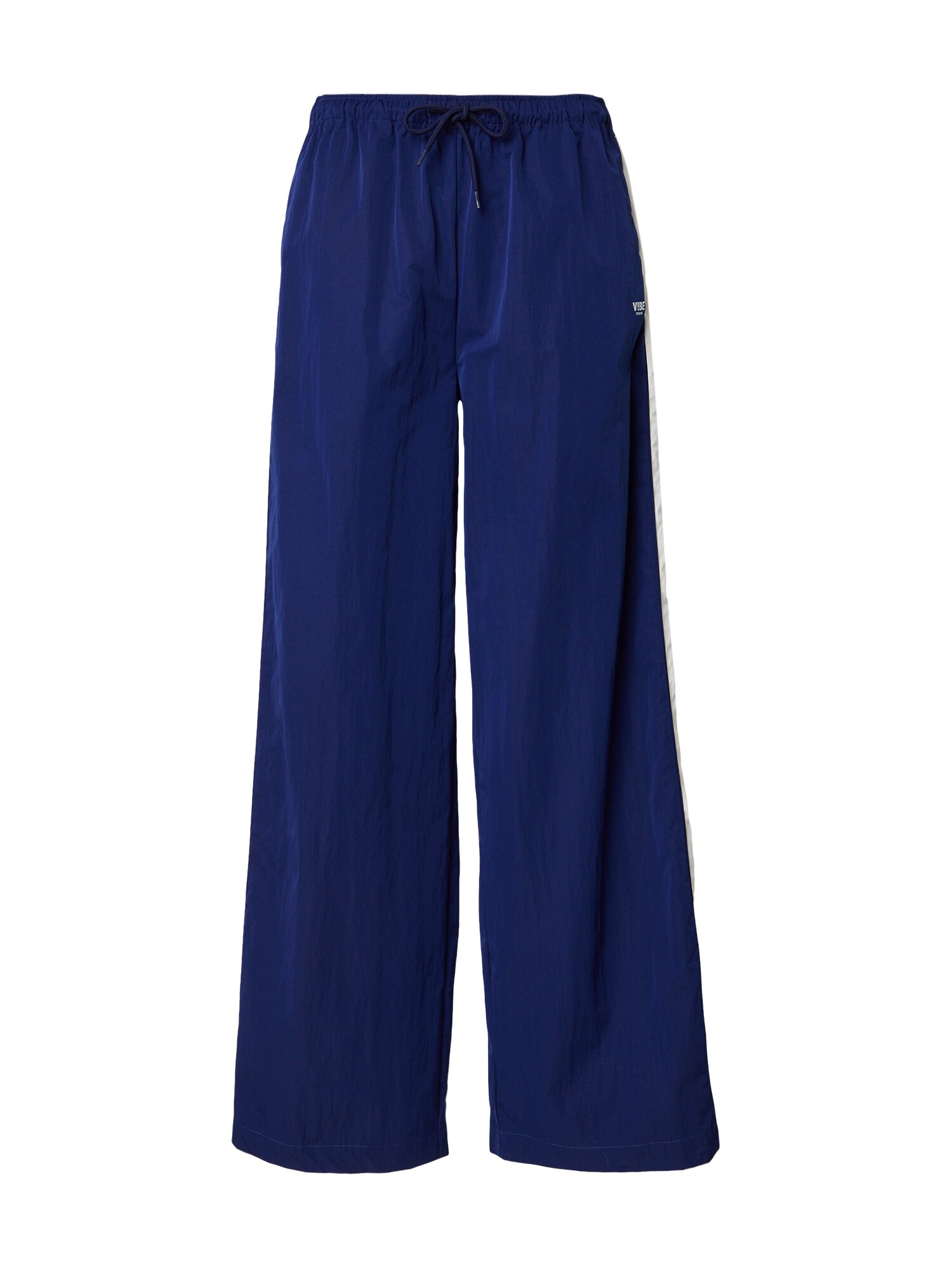 V!BE STUD!OS Pantaloni  bleumarin / alb