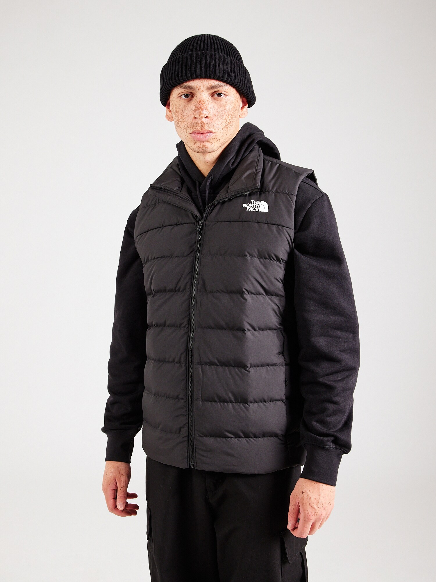 THE NORTH FACE Sportmellény 'Aconcagua 3'  fekete / fehér termék 2. képe