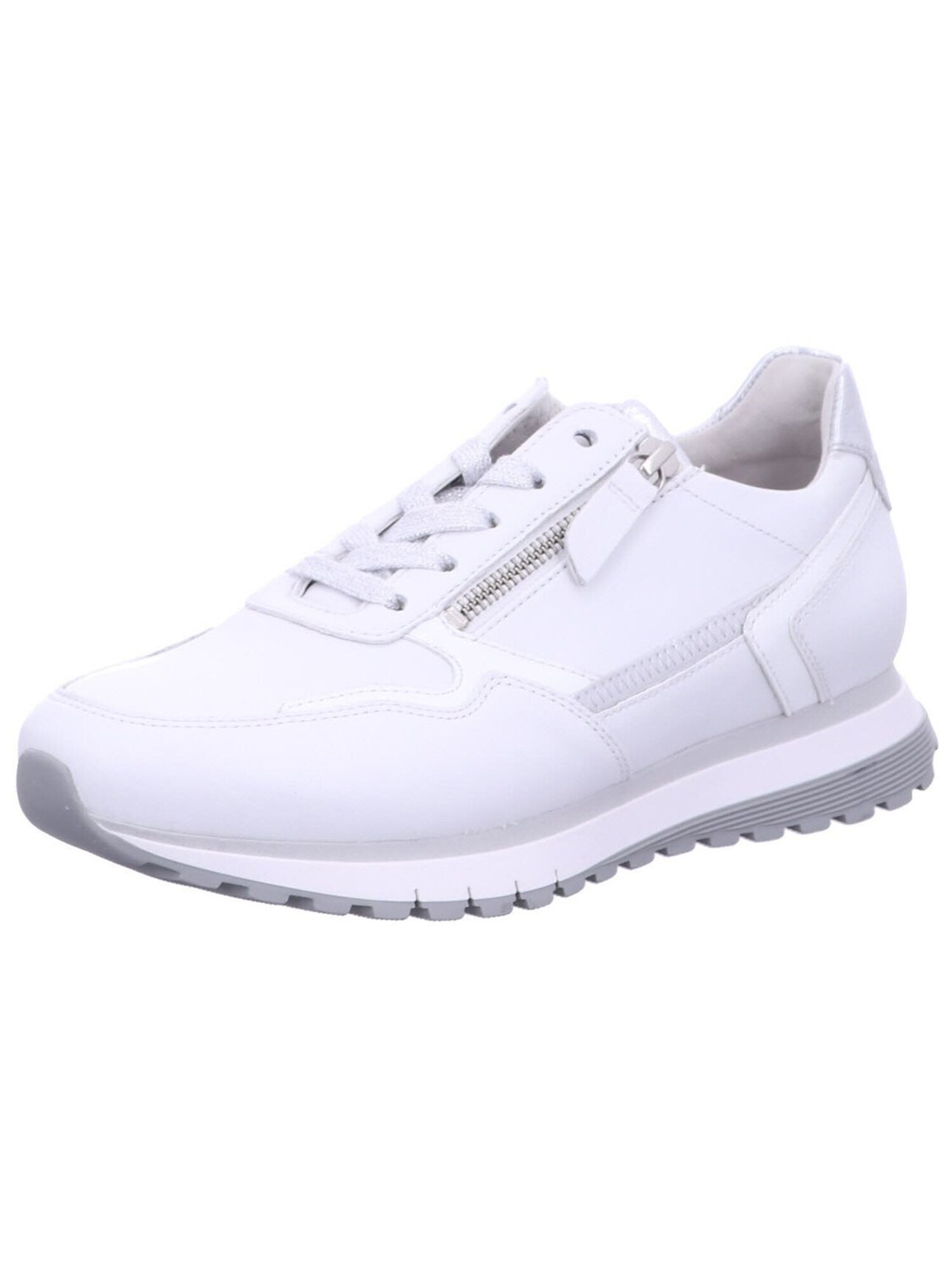 Gabor Comfort Sneaker Low Schnürschuh Damen 66.378 50 Echtleder In Weiß