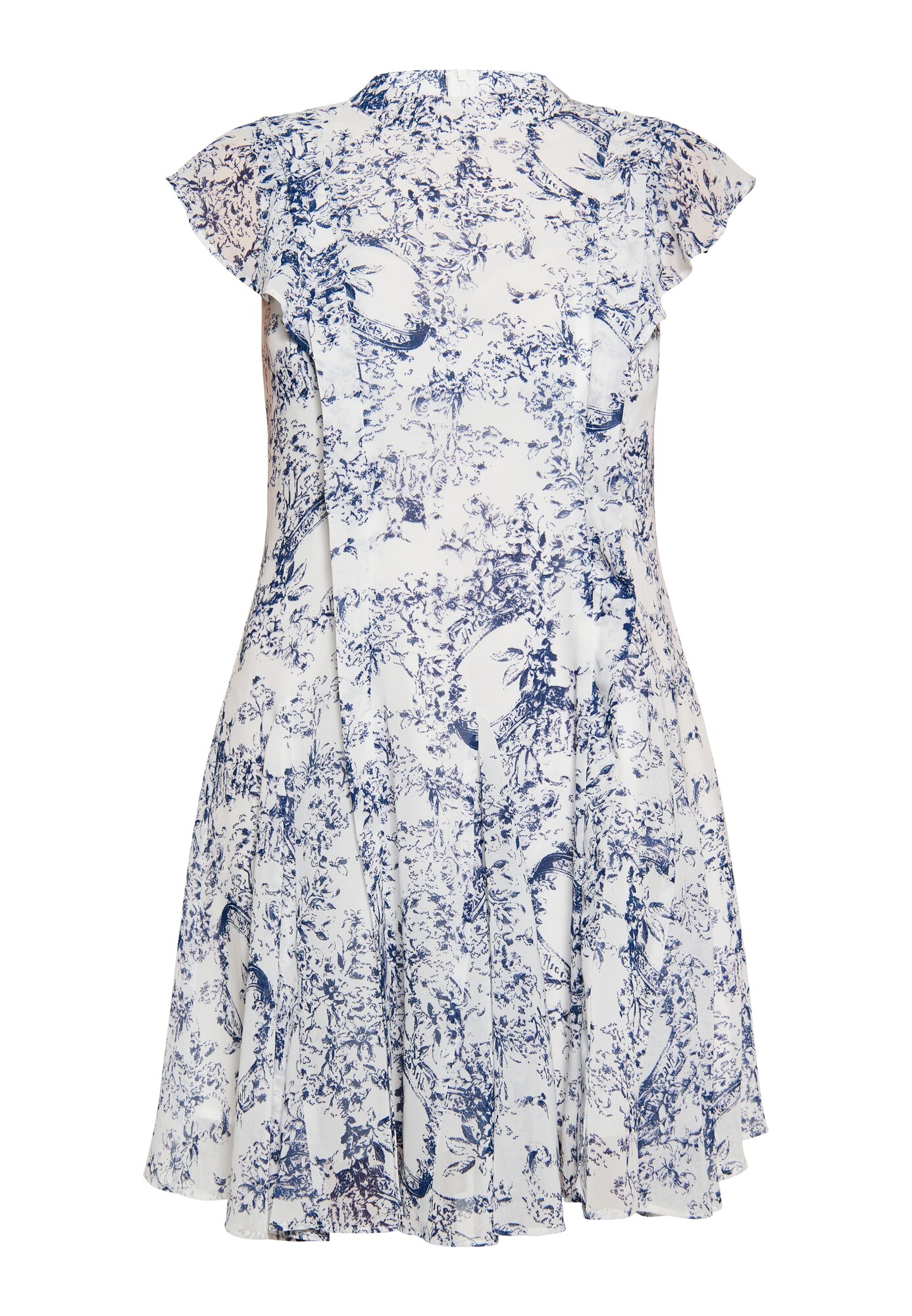 DreiMaster Klassik Rochie  albastru marin / alb murdar