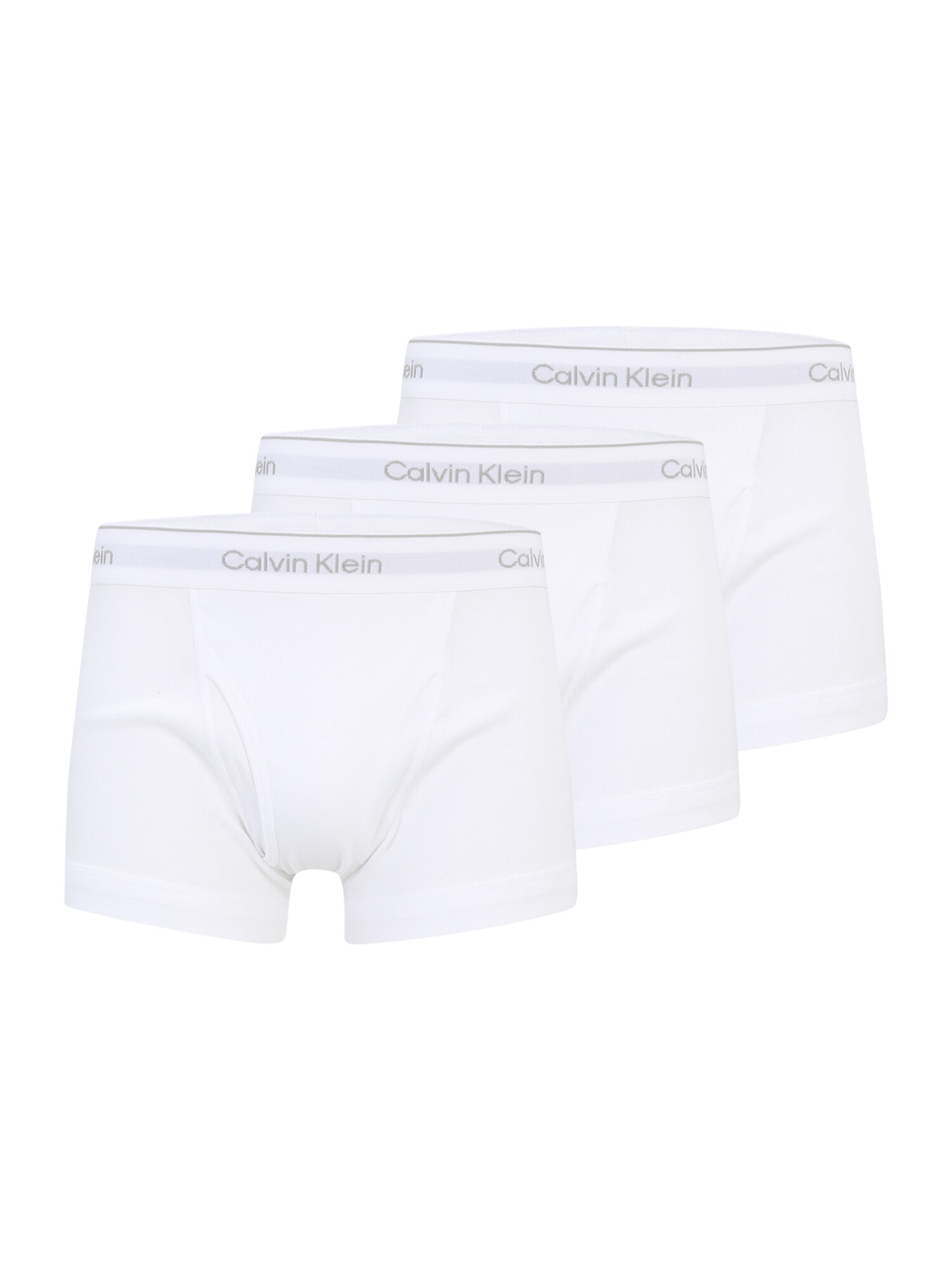 Calvin Klein Boxerky  svetlosivá / strieborná / biela