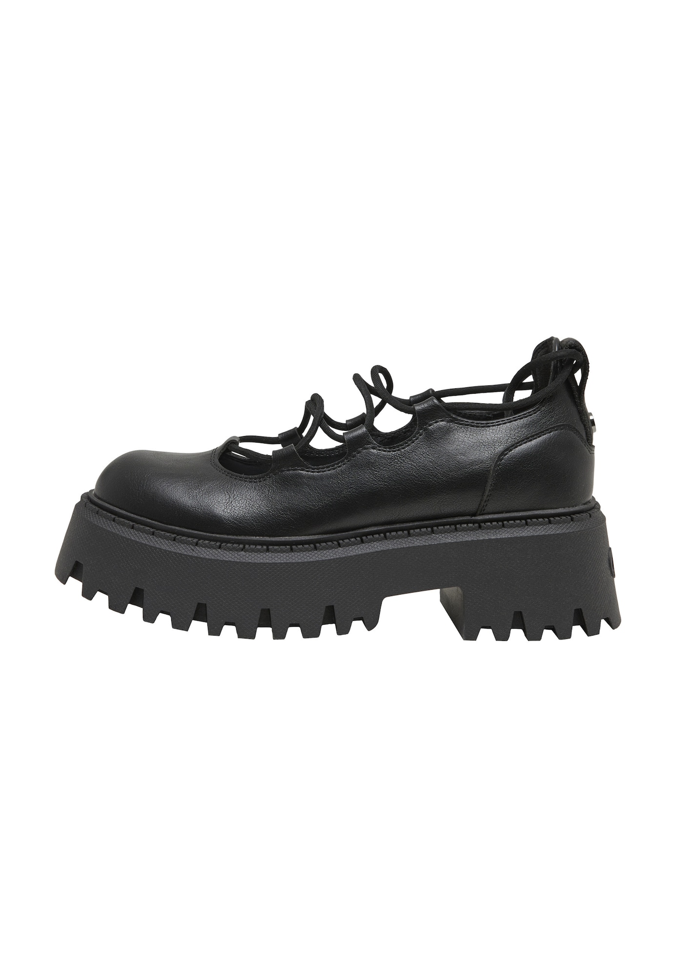 BUFFALO Pantofi cu șireturi Aspen Ghillie negru