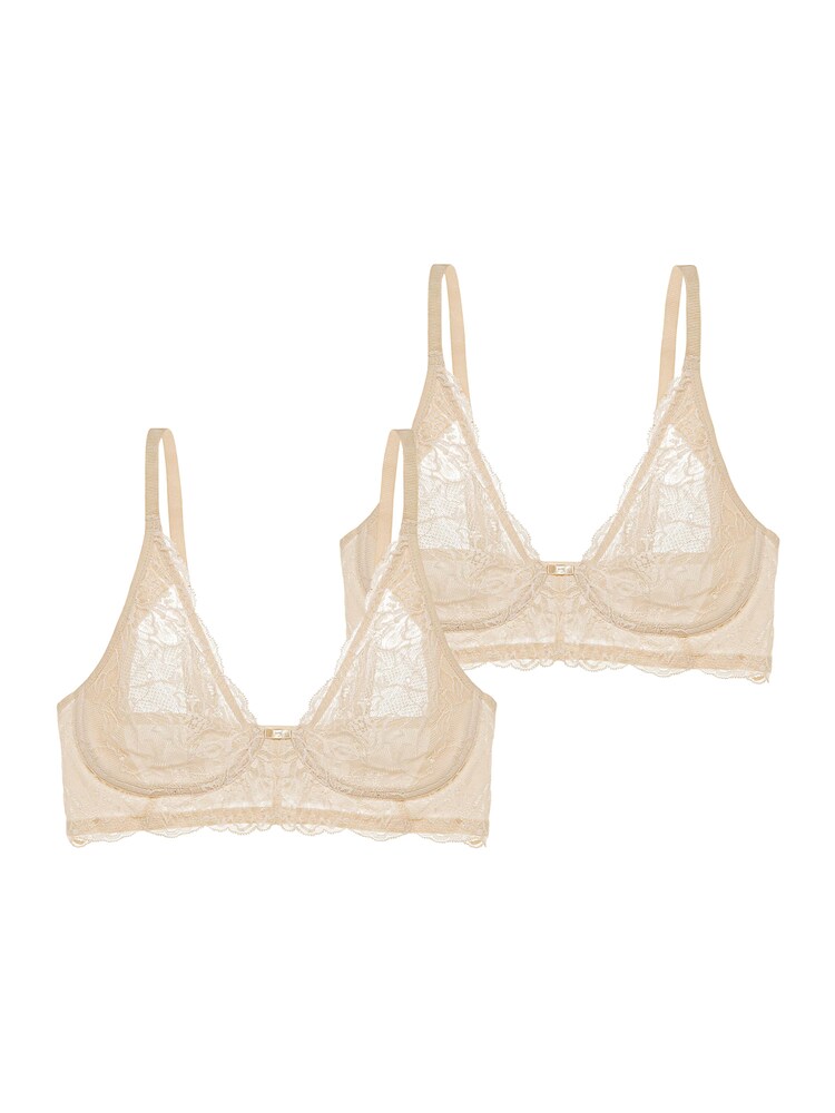 TRIUMPH Bügelloser BH ' Amourette Charm ' Damen Größe 80 creme