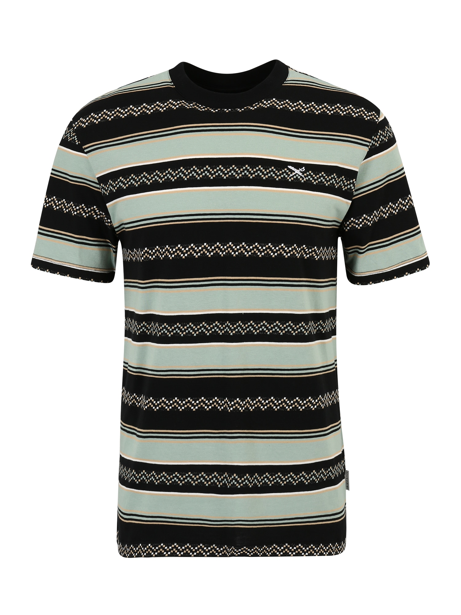 Iriedaily Camisola  bege claro / azul claro / preto / branco