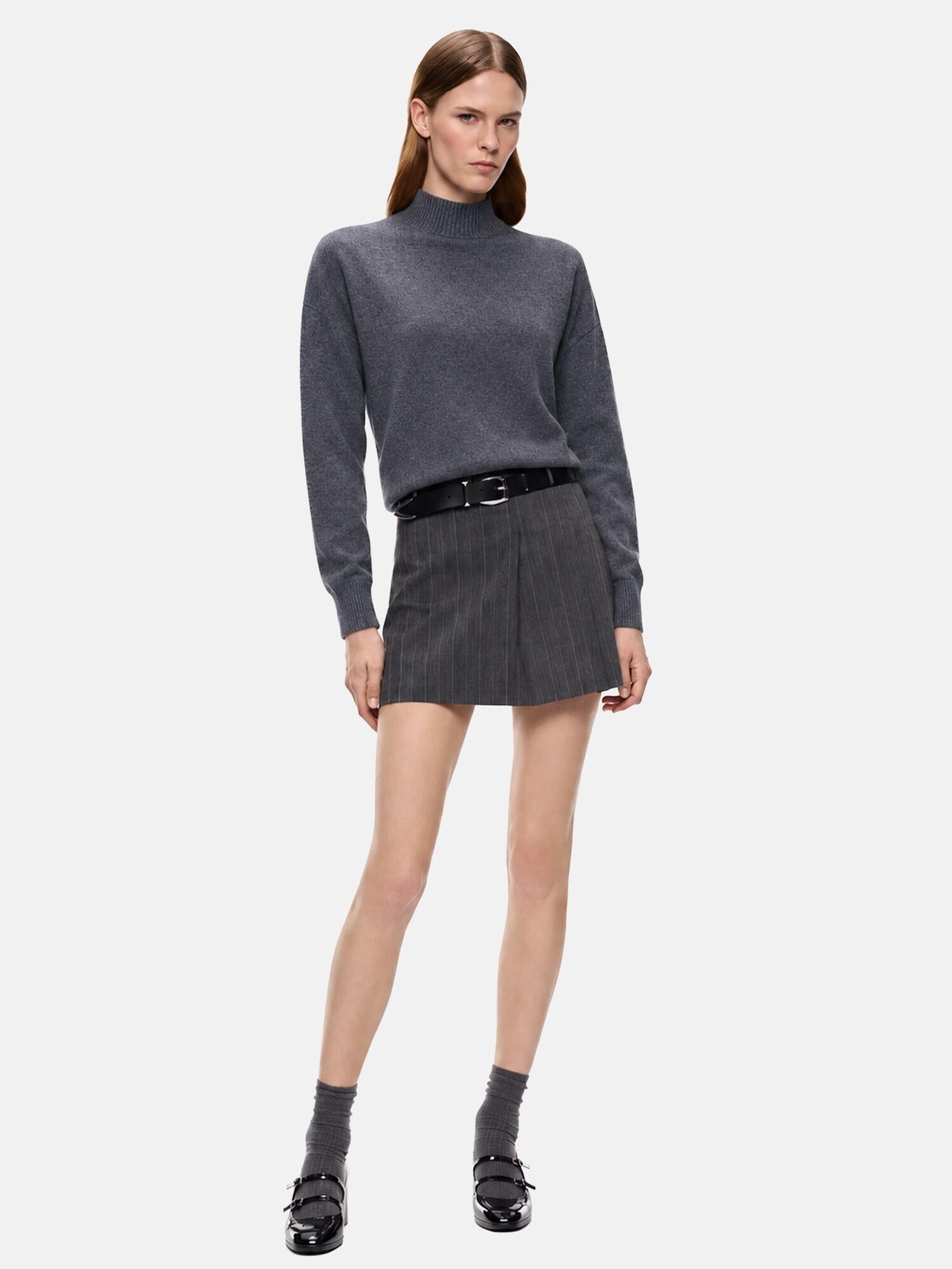 PINKO Jersey 'Sparta Maglia'  gris oscuro – imagen 4
