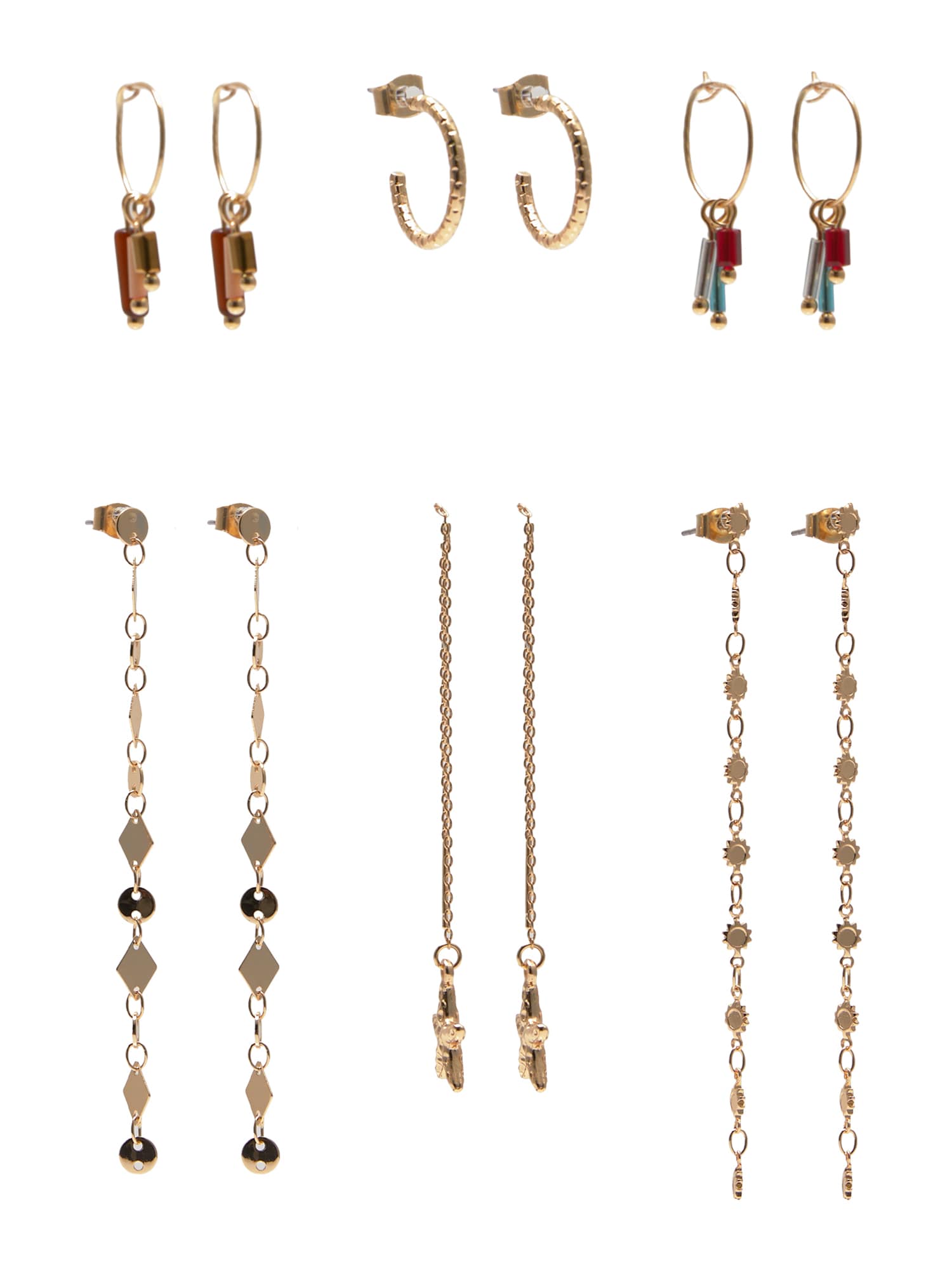 Pull&Bear Cercei  auriu