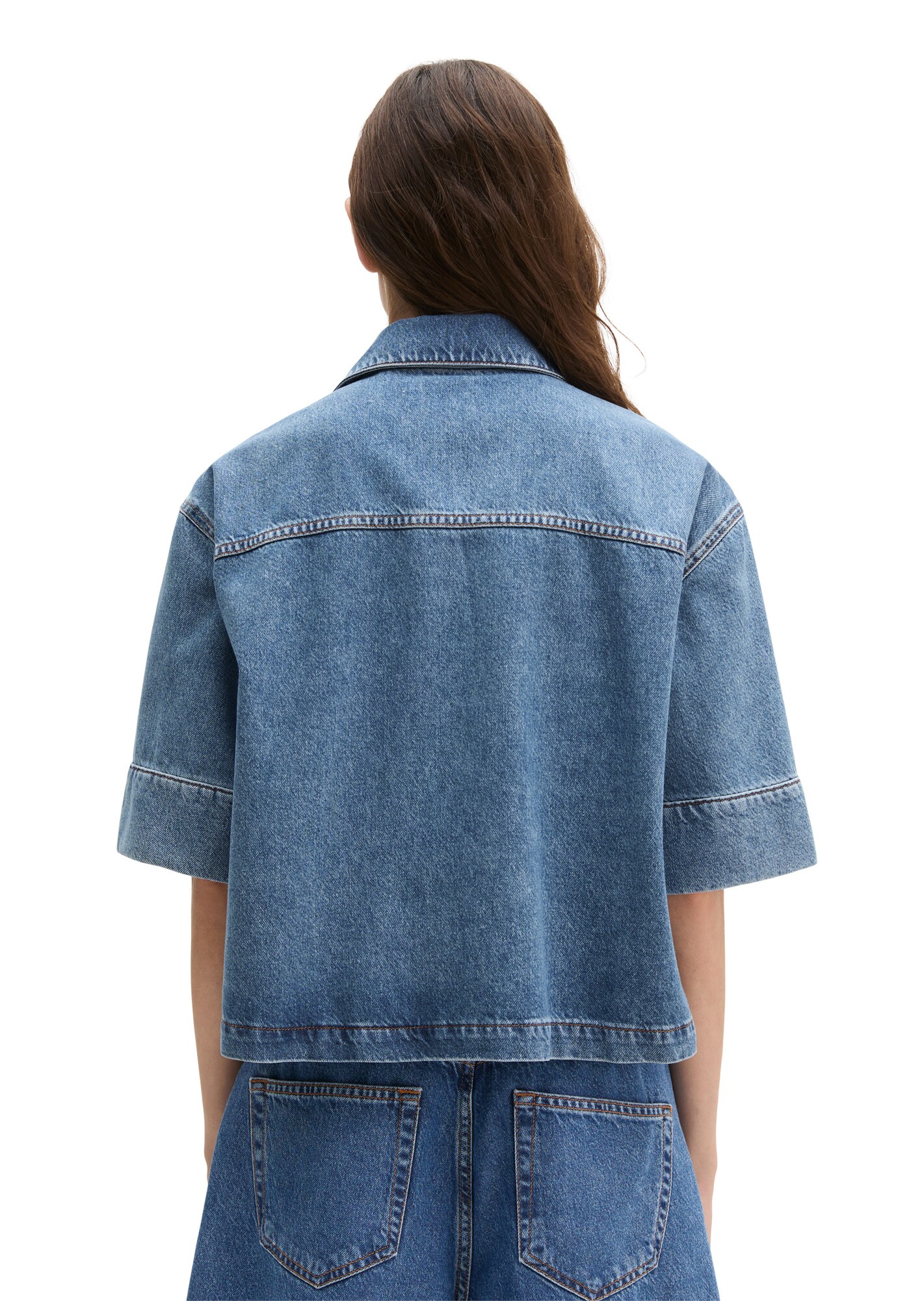 Marc O'Polo Blusa  azul denim – imagen 4