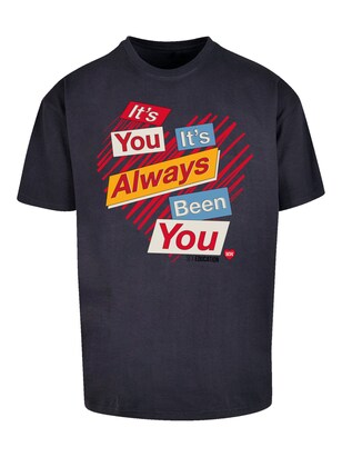 F4NT4STIC Shirt ‘Sex Education It’s Always You Netflix TV Series’ Donkerblauw / Oranje / Rood / Wit