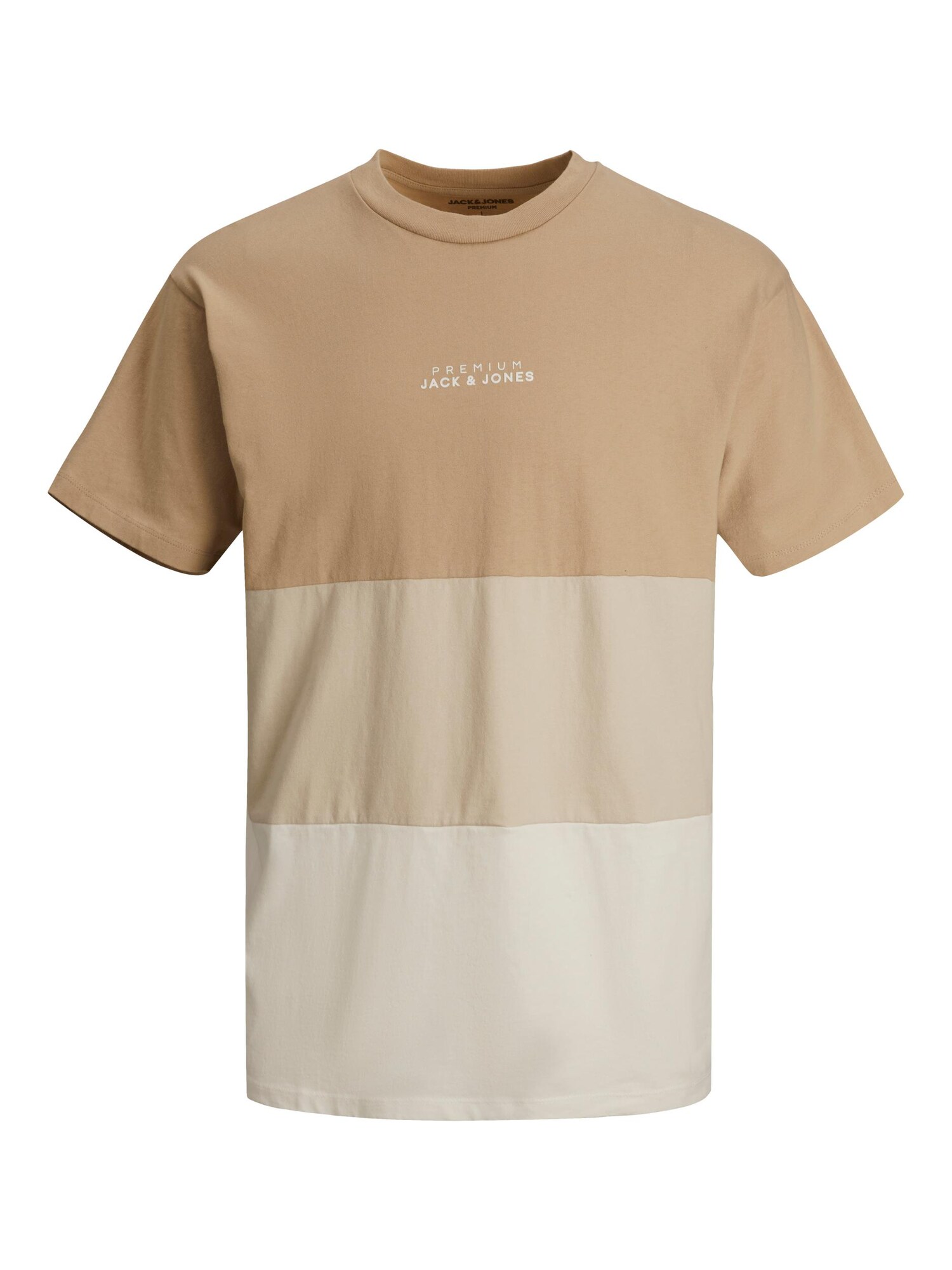 JACK & JONES Majica 'MAVERICK'  bež / pesek / svetlo bež