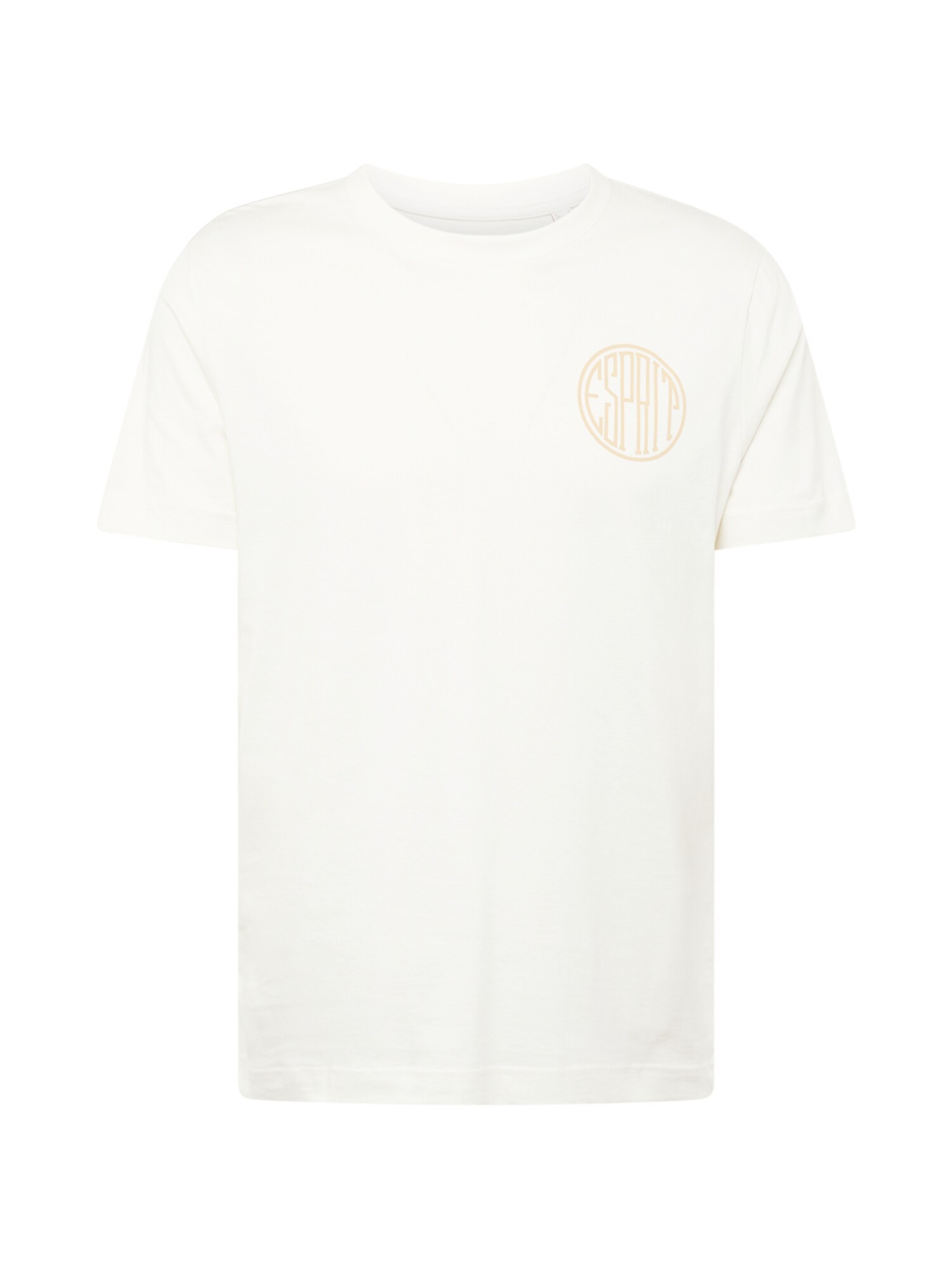 ESPRIT Тениска  светлооранжево / бяло
