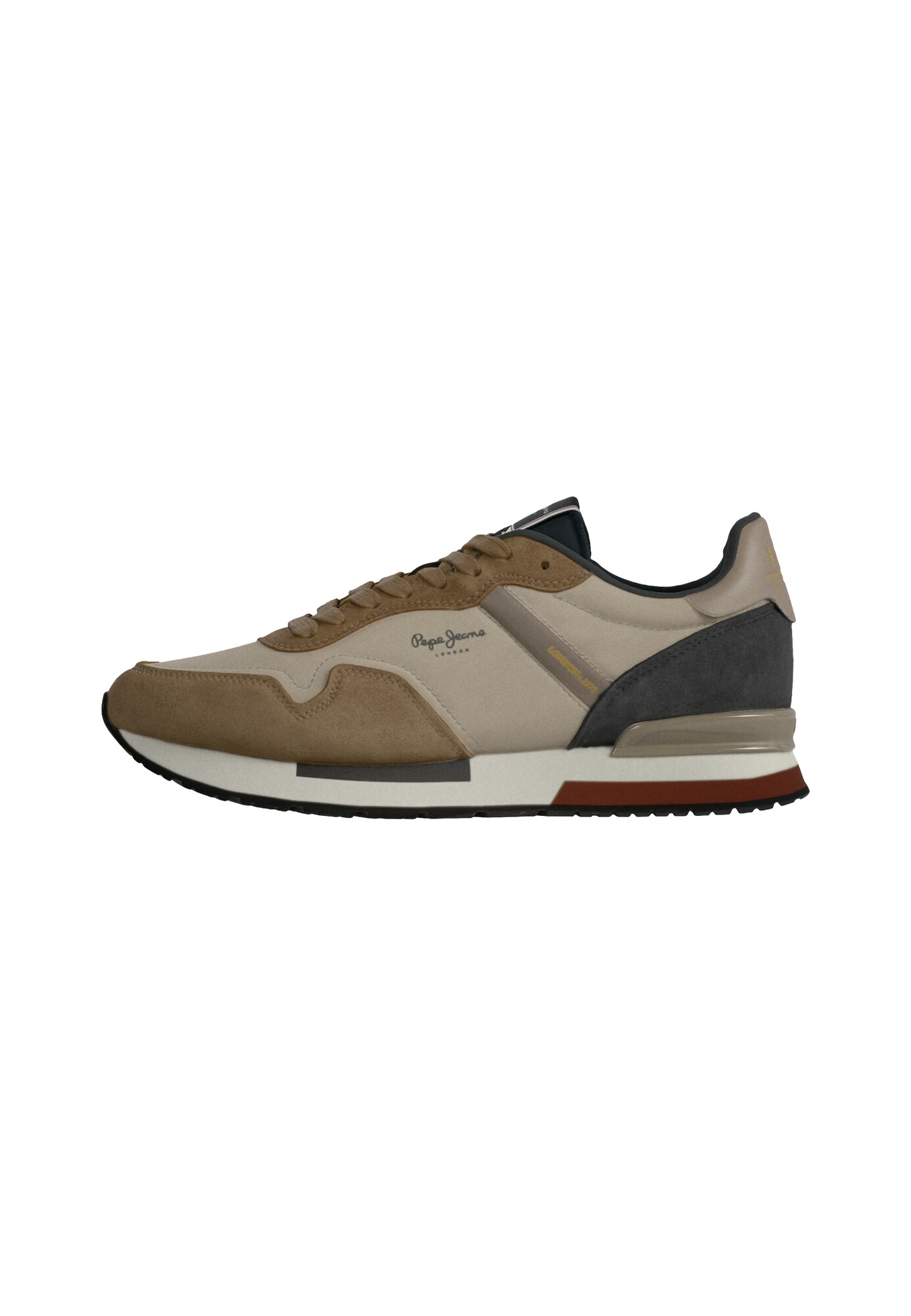 Pepe Jeans Sneaker low HAILON bej / maro cămilă / negru