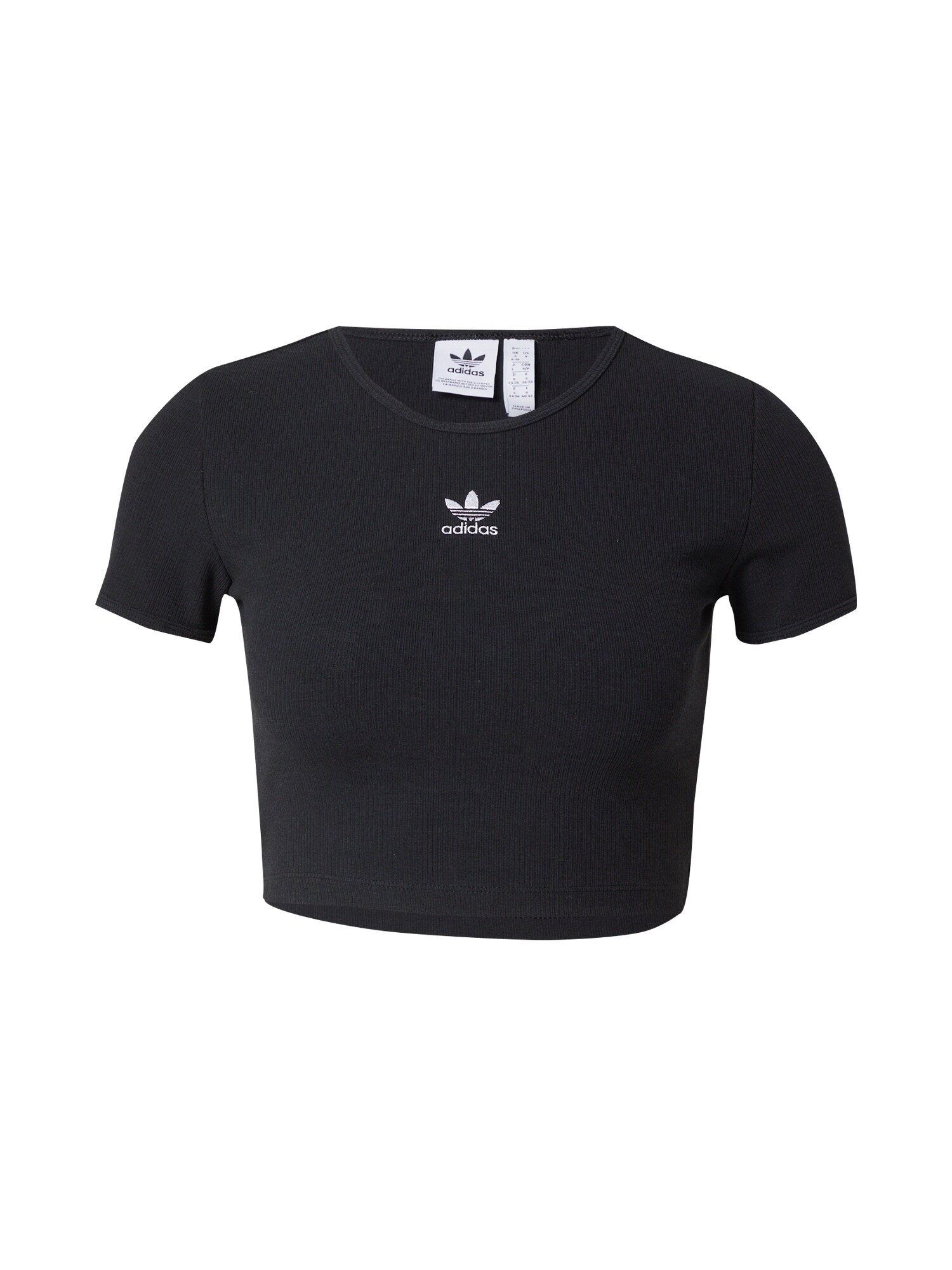 ADIDAS ORIGINALS Tričko 'Essentials'  čierna / biela