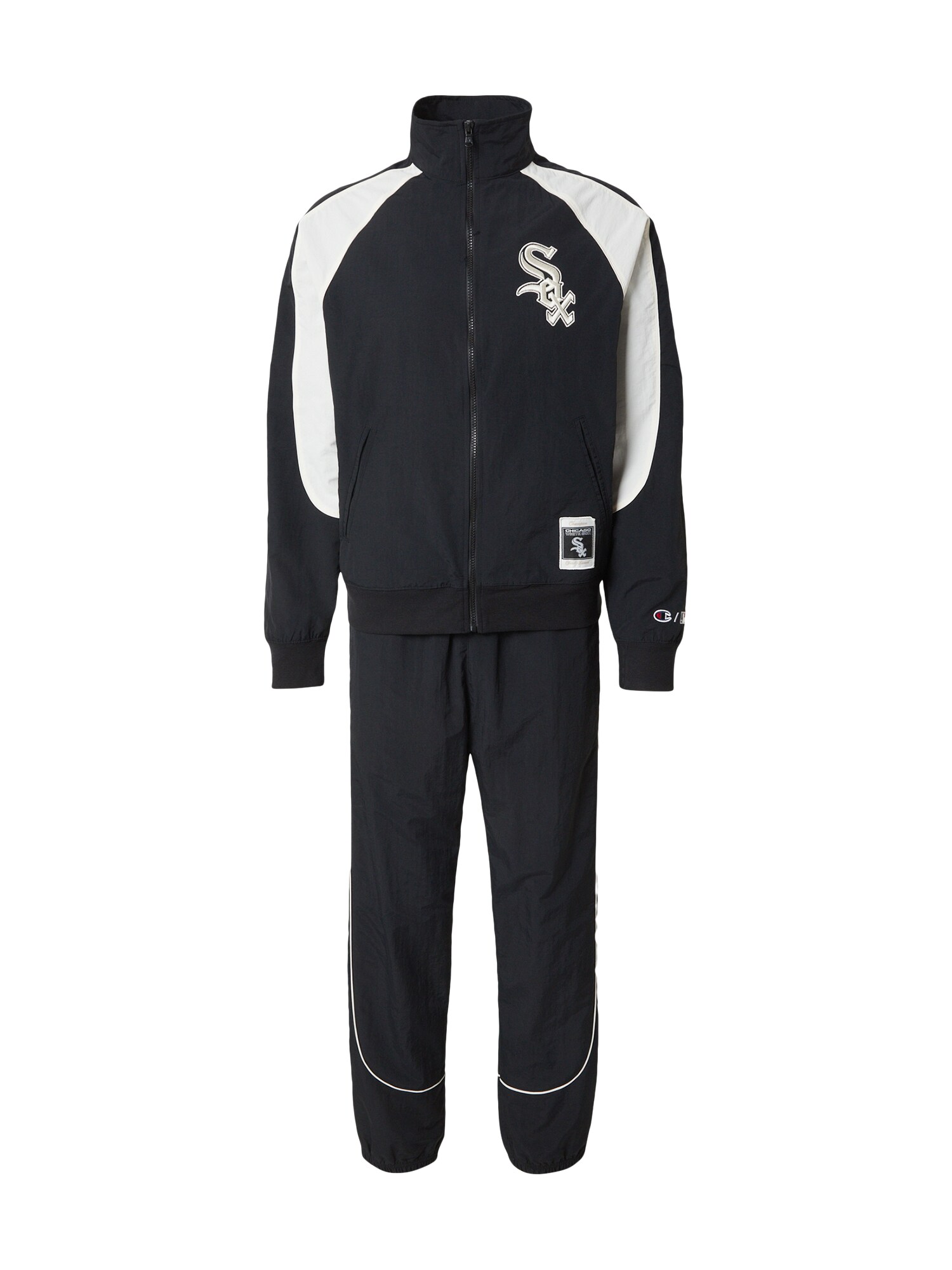 Champion Tuta da jogging écru / nero / bianco
