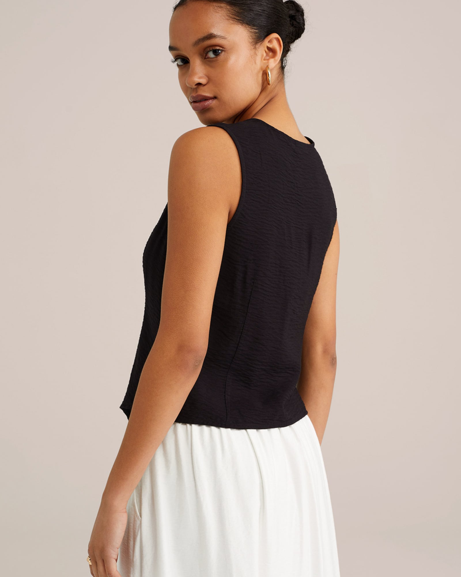 WE Fashion Öltönymellény fekete termék 2. képe