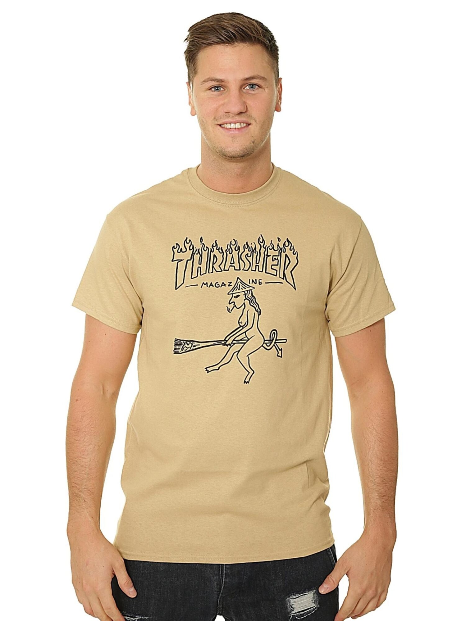 THRASHER Camiseta 'WITCH'  beige – imagen 2