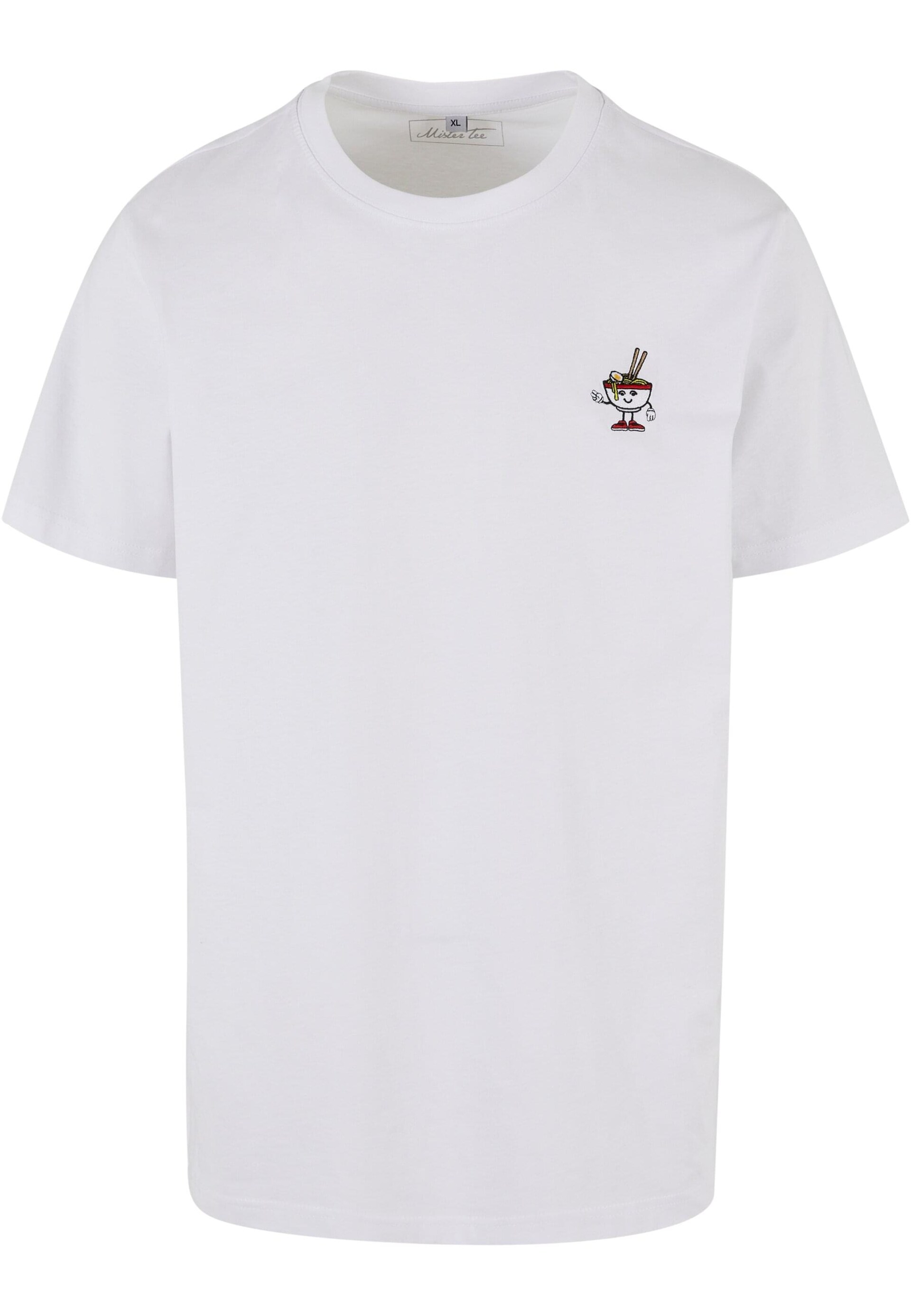 Mister Tee T-shirt 'Peace Noodles' gul / mörkröd / svart herr