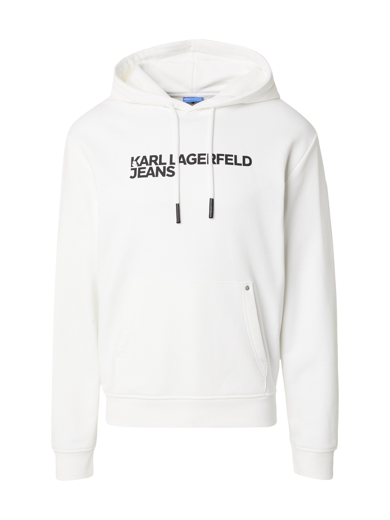 KARL LAGERFELD JEANS Mikina  čierna / biela