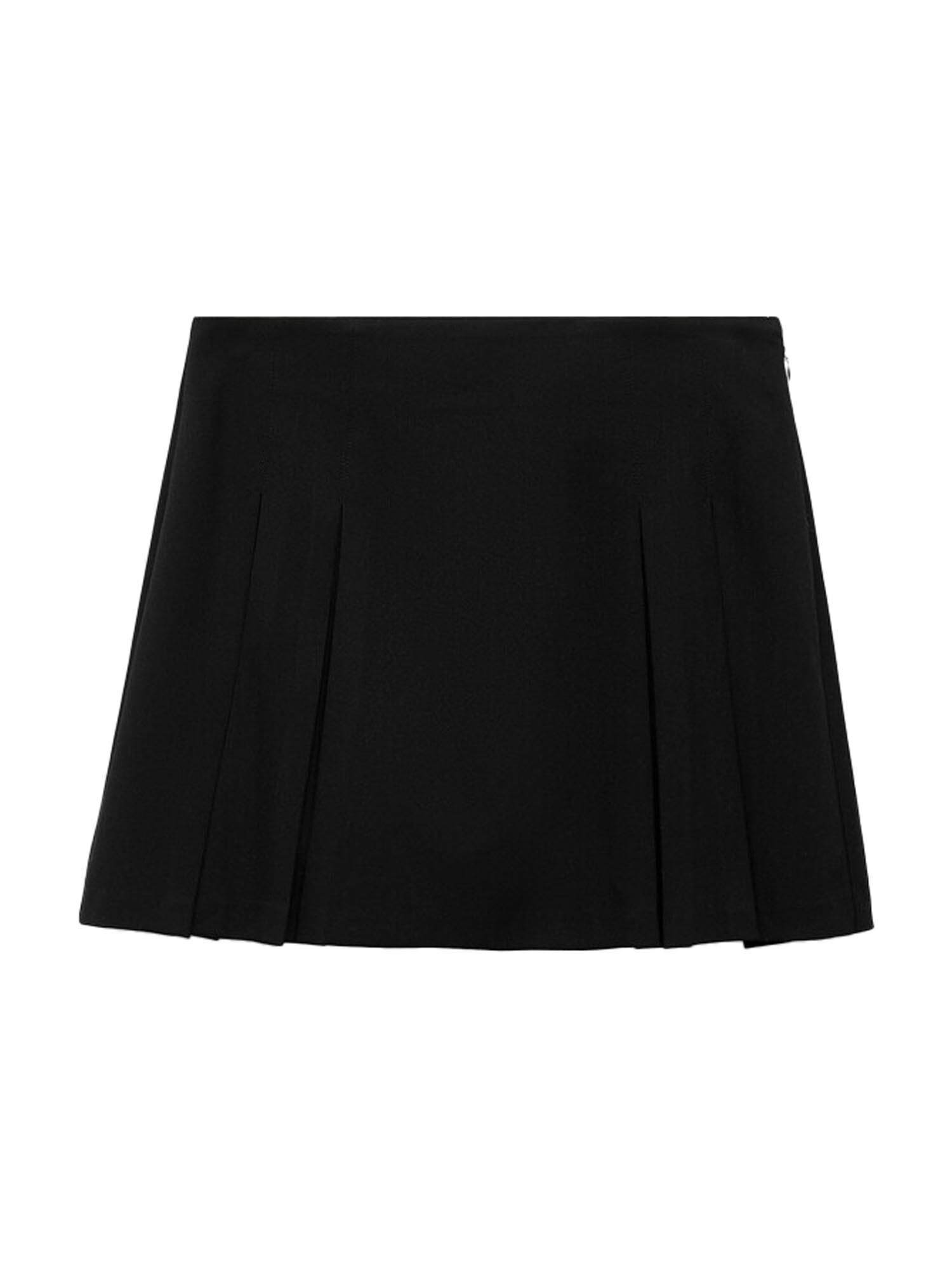 MANGO Fustă GRUNGE  negru