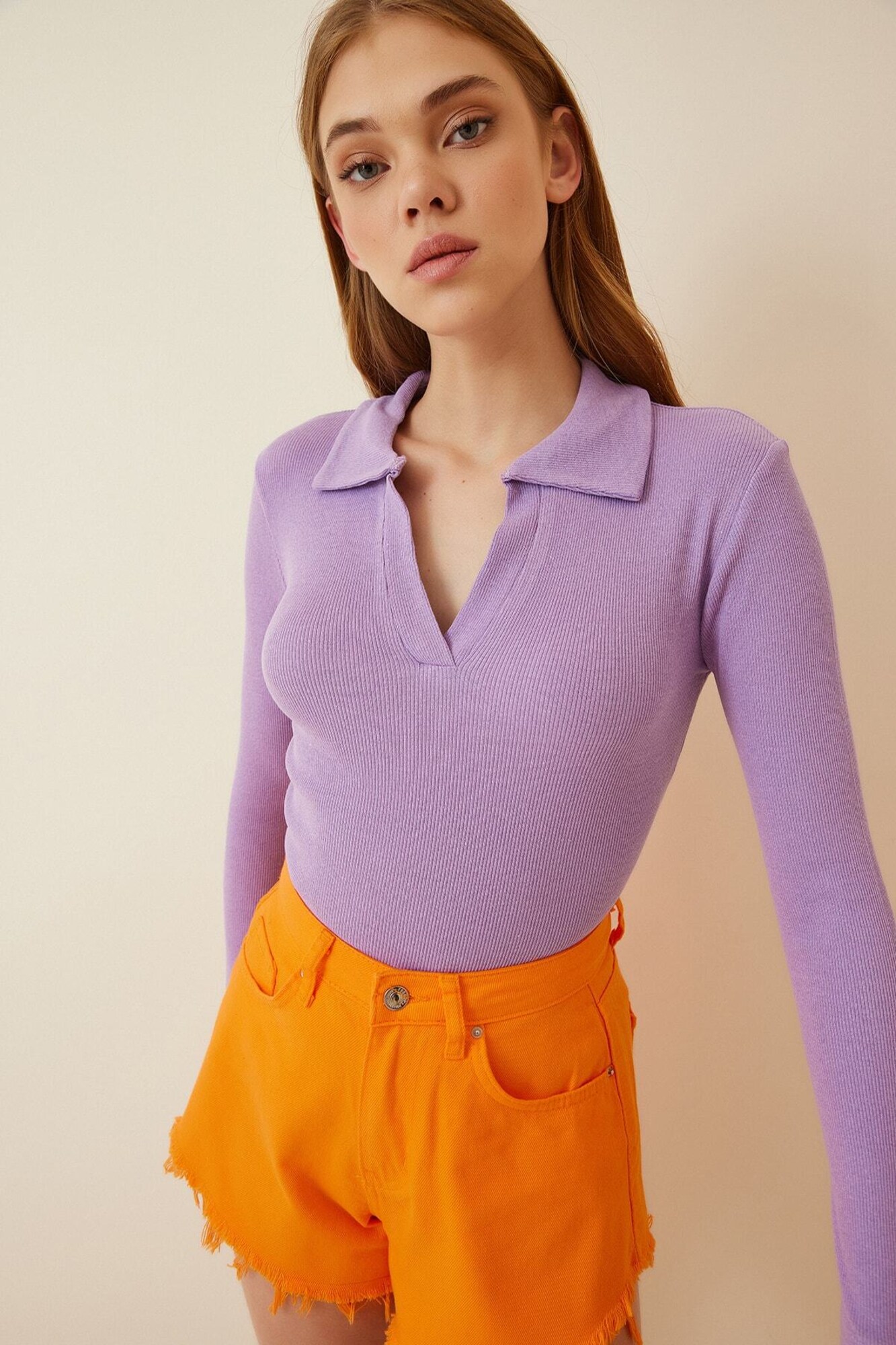 Happiness İstanbul Tricou mov lavandă