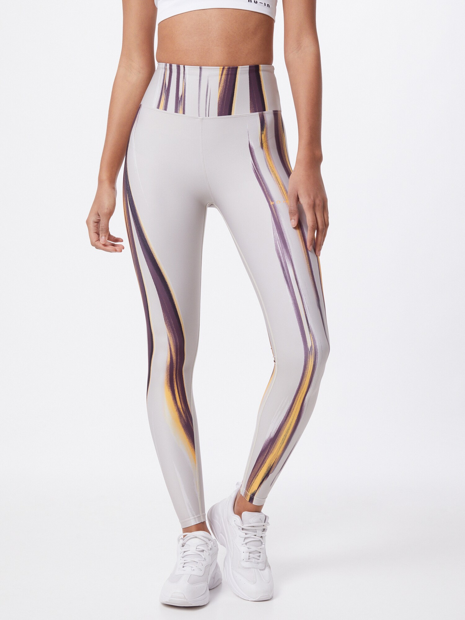 Röhnisch Sports trousers 'KEIRA'  white / dark purple / orange