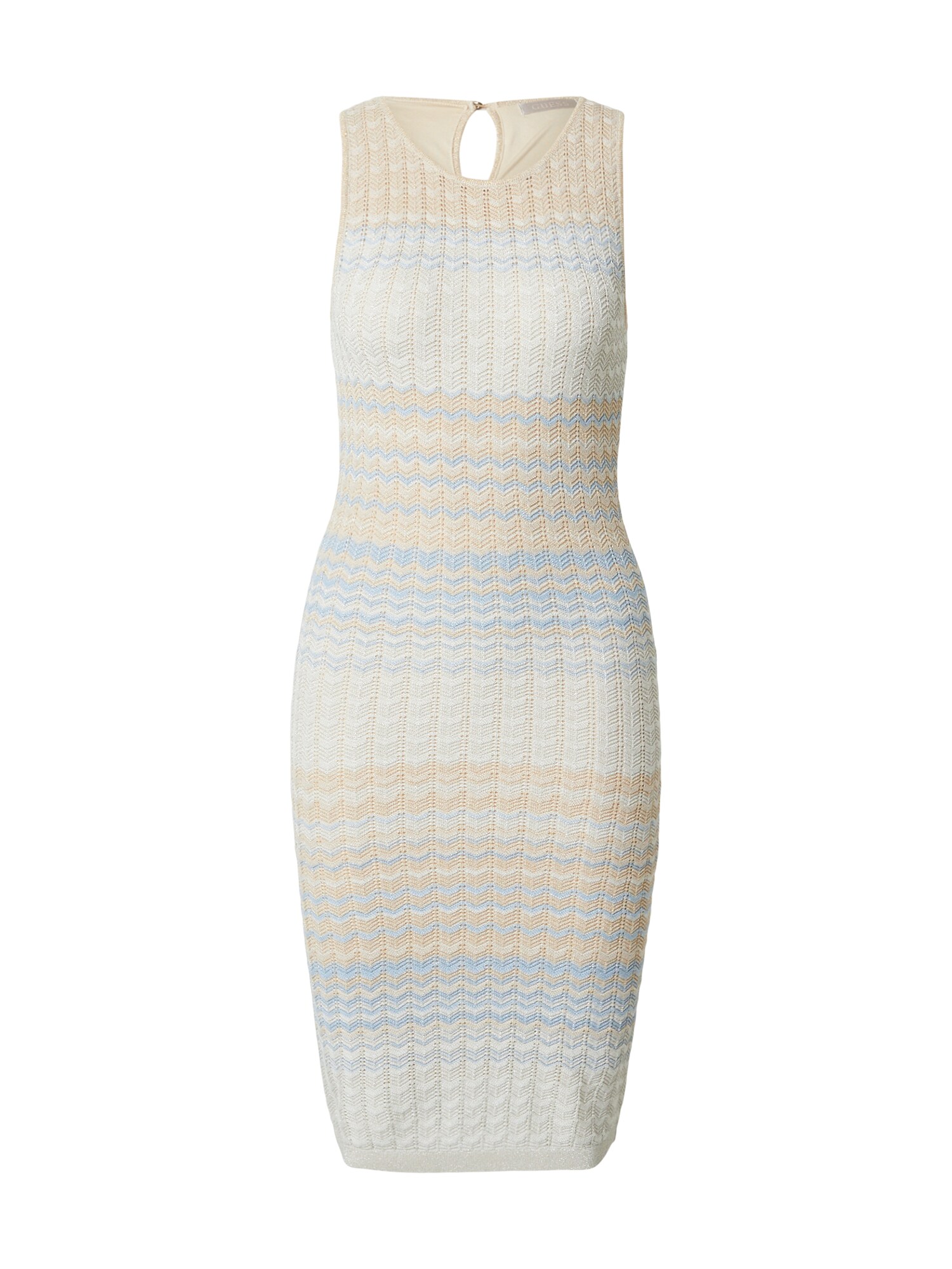 GUESS Rochie tricotat 'ROSALYN'  bej / albastru deschis / alb murdar