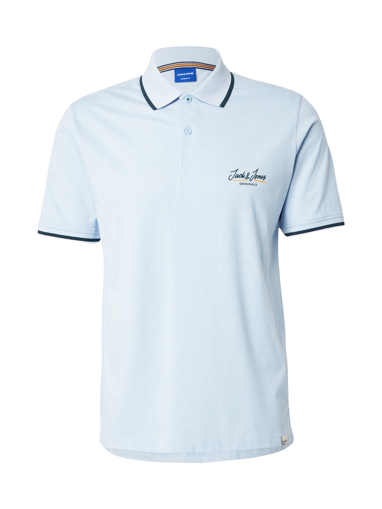 JACK & JONES Tricou JORTEN  albastru amestec / verde închis / portocaliu