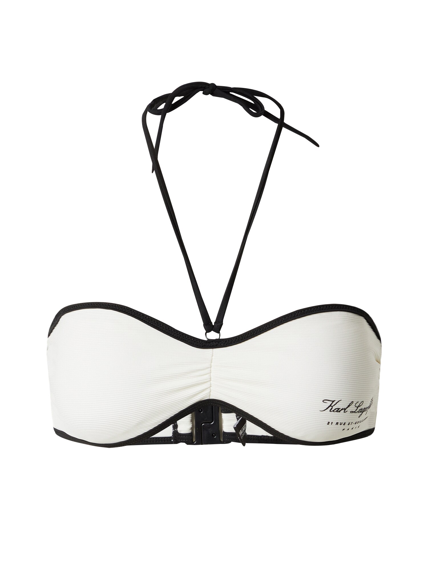 Karl Lagerfeld Bikini felső 'Hotel'  krém / fekete akciós termékkép 1
