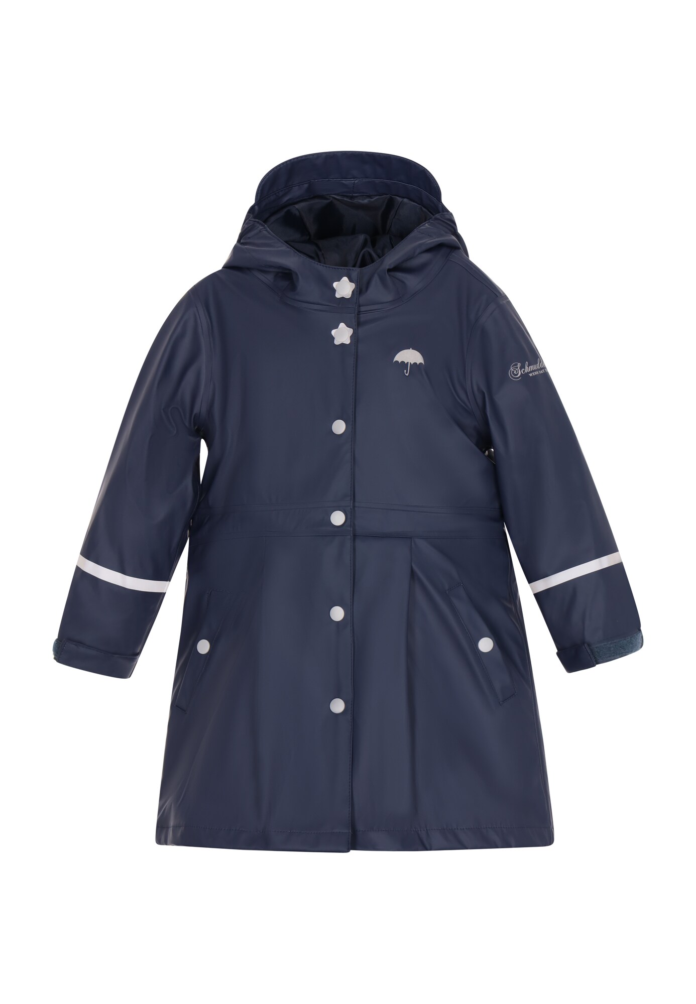 Schmuddelwedda Palton  albastru marin / alb