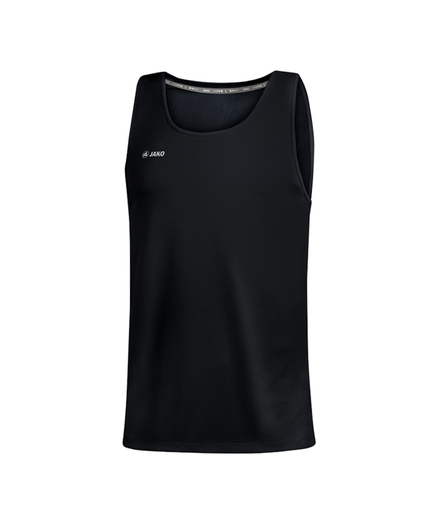 JAKO Tricou funcțional Run 2.0  negru / alb murdar