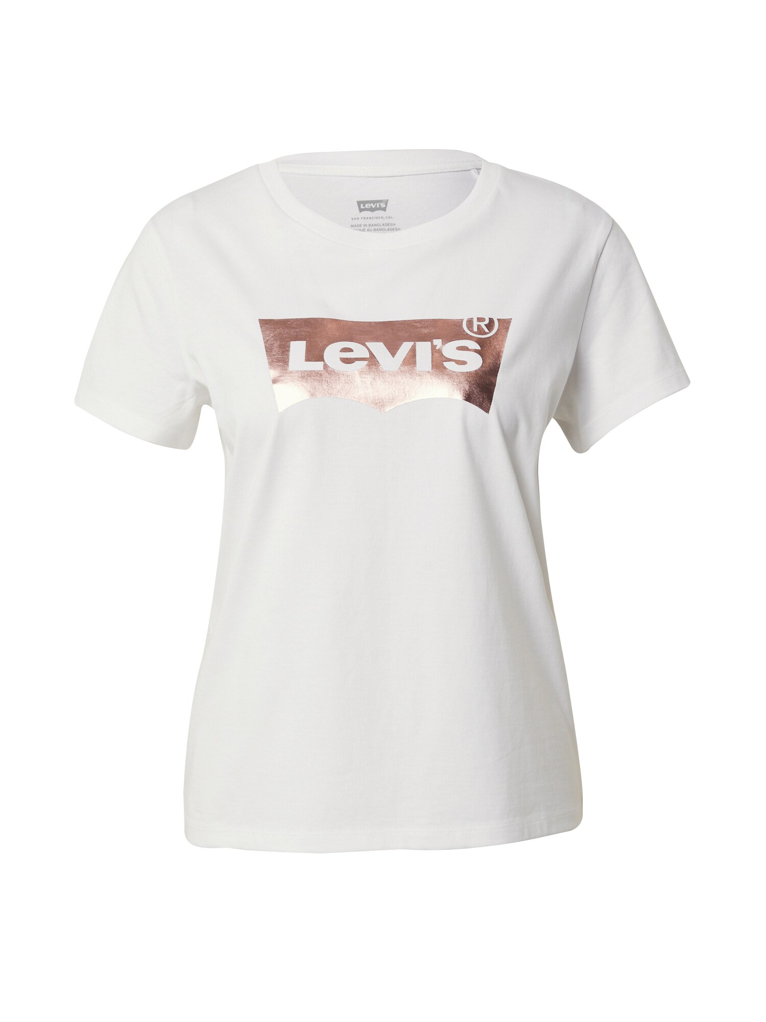 LEVI'S Majica 'The Perfect'  rozo zlatna / bijela
