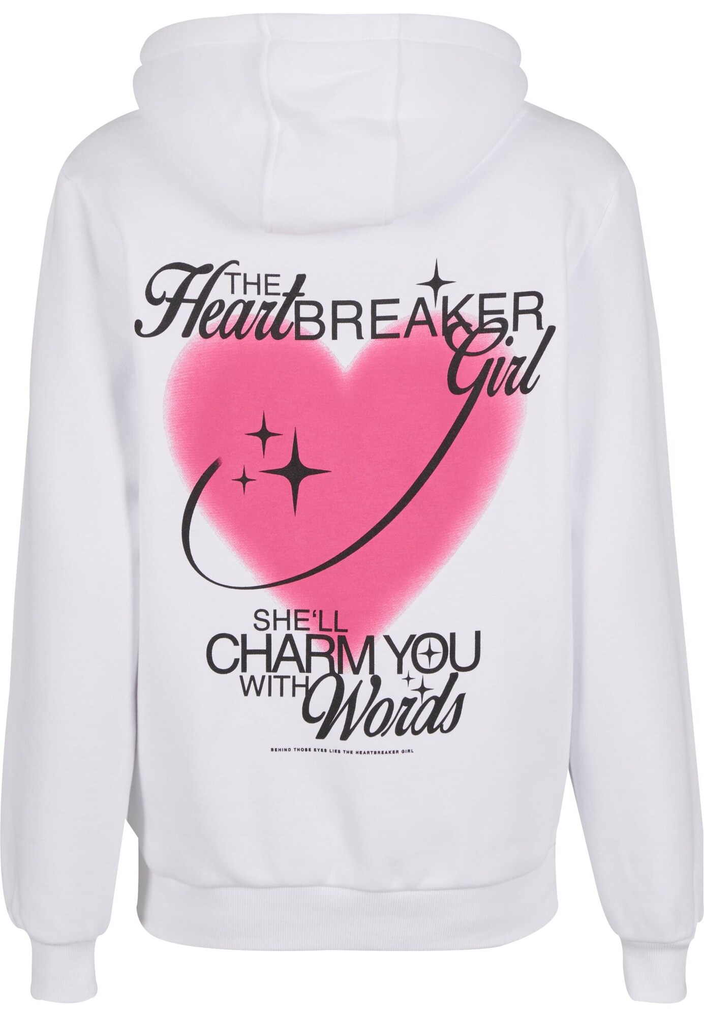 Miss Tee Tréning póló 'Heartbreaker Girl'  rózsaszín / fekete / fehér termék 2. képe