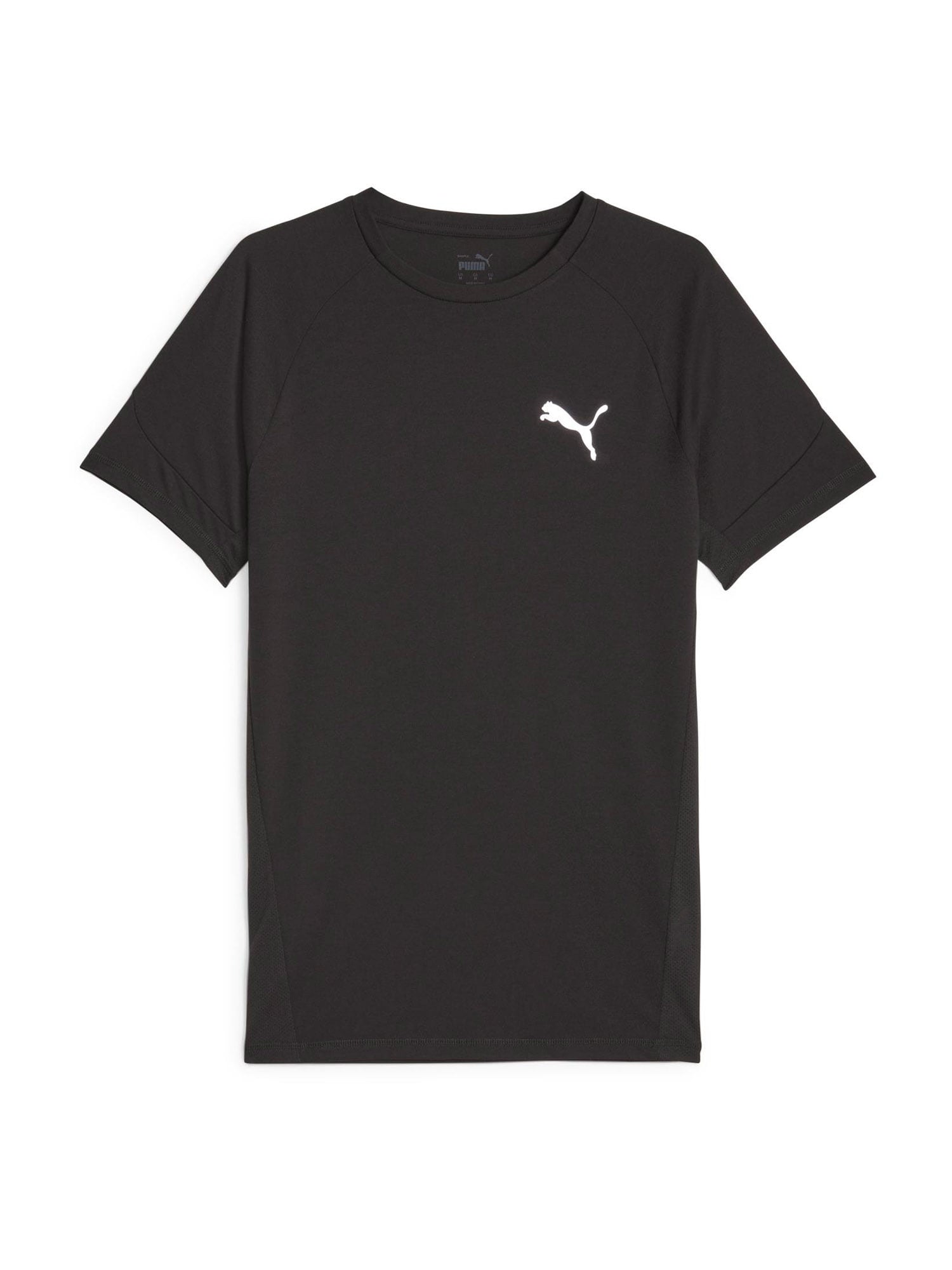 PUMA Funkčné tričko 'Evostripe'  čierna / biela