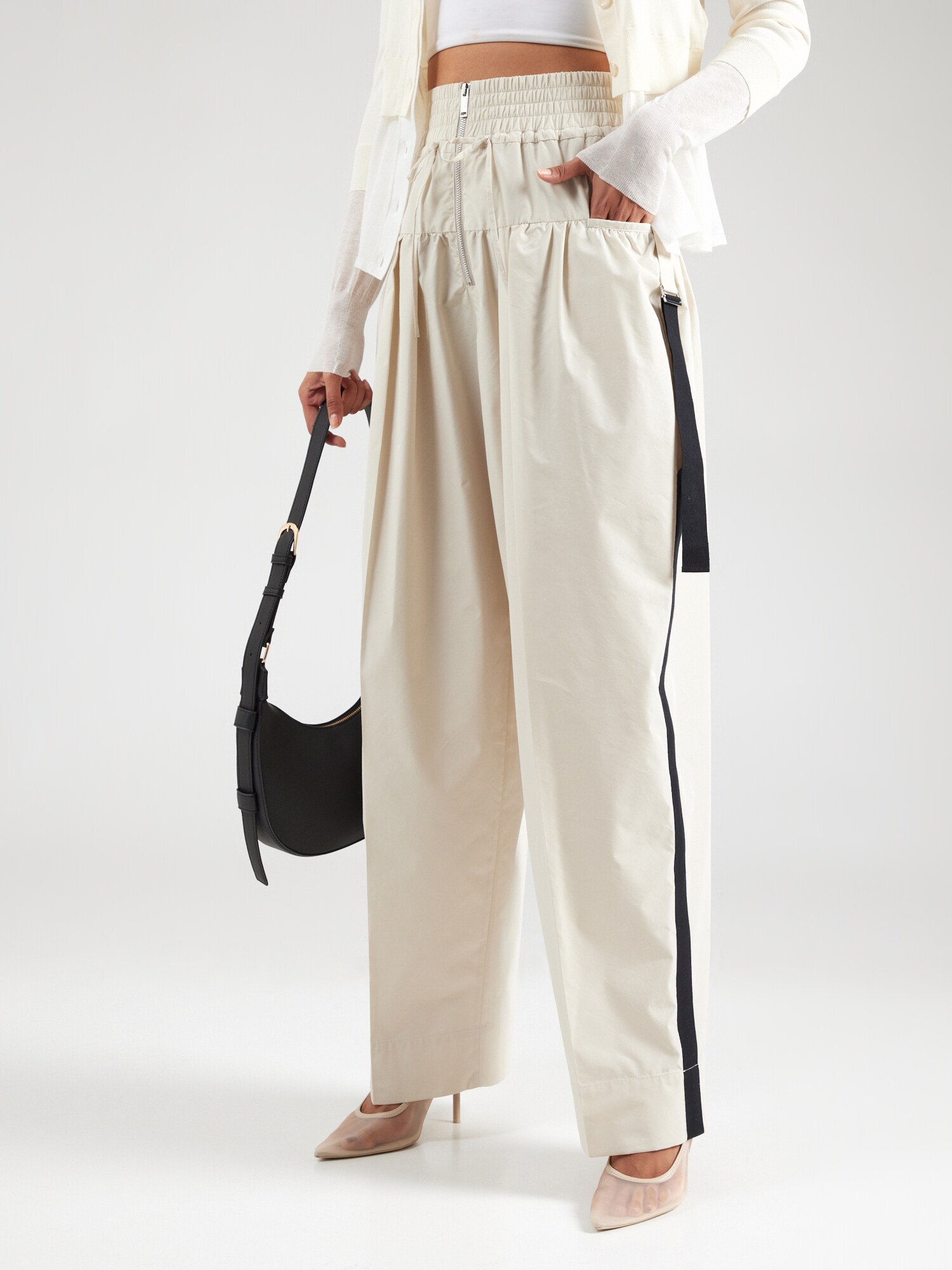 3.1 Phillip Lim Nadrág  világosszürke / fekete termék 2. képe