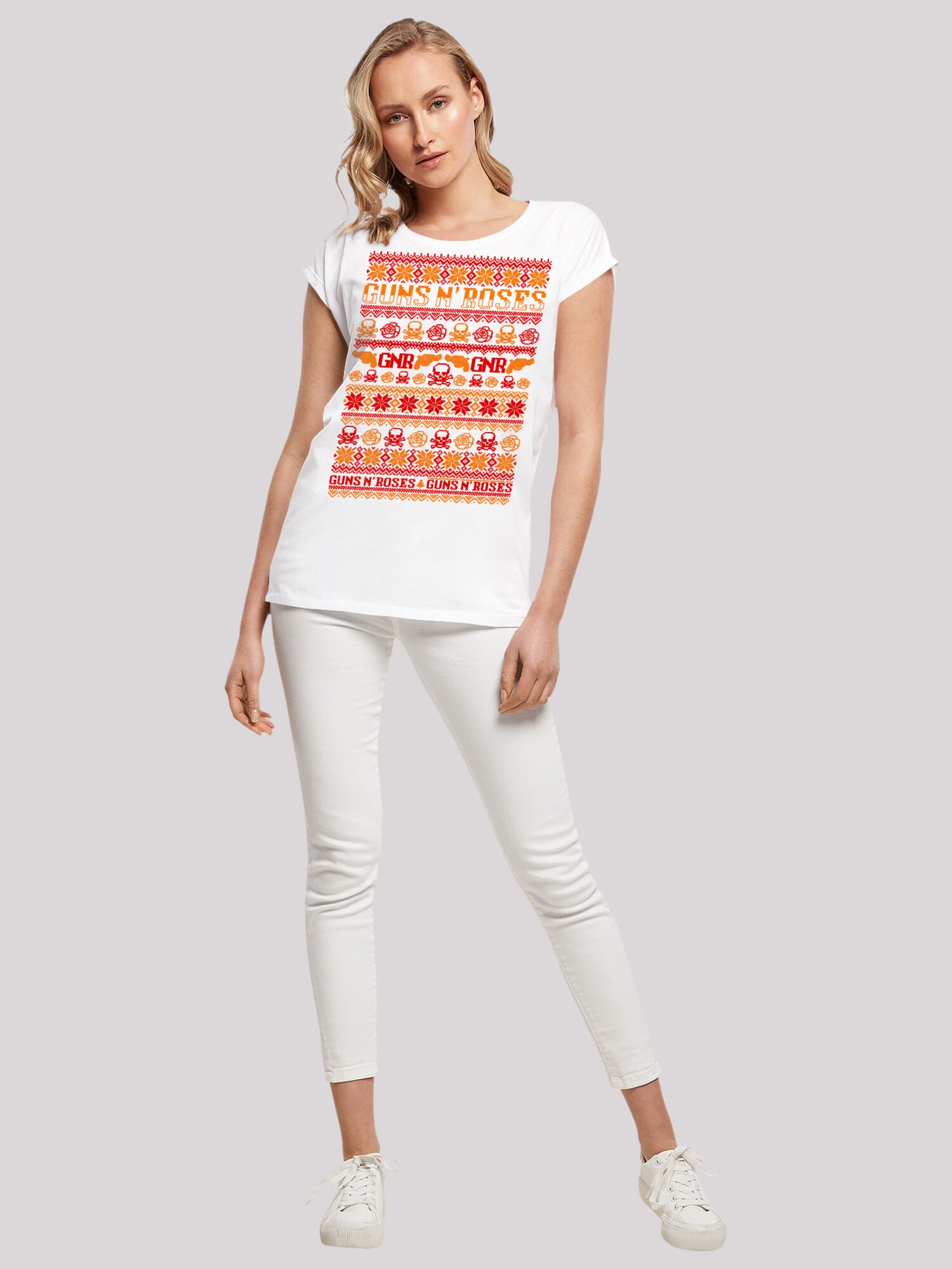 Thumbnail - T-Shirt 'Guns And Roses Christmas'