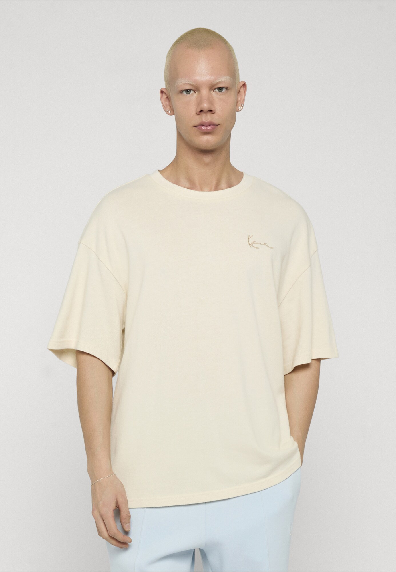 Karl Kani Camiseta crema / negro / offwhite – imagen 3