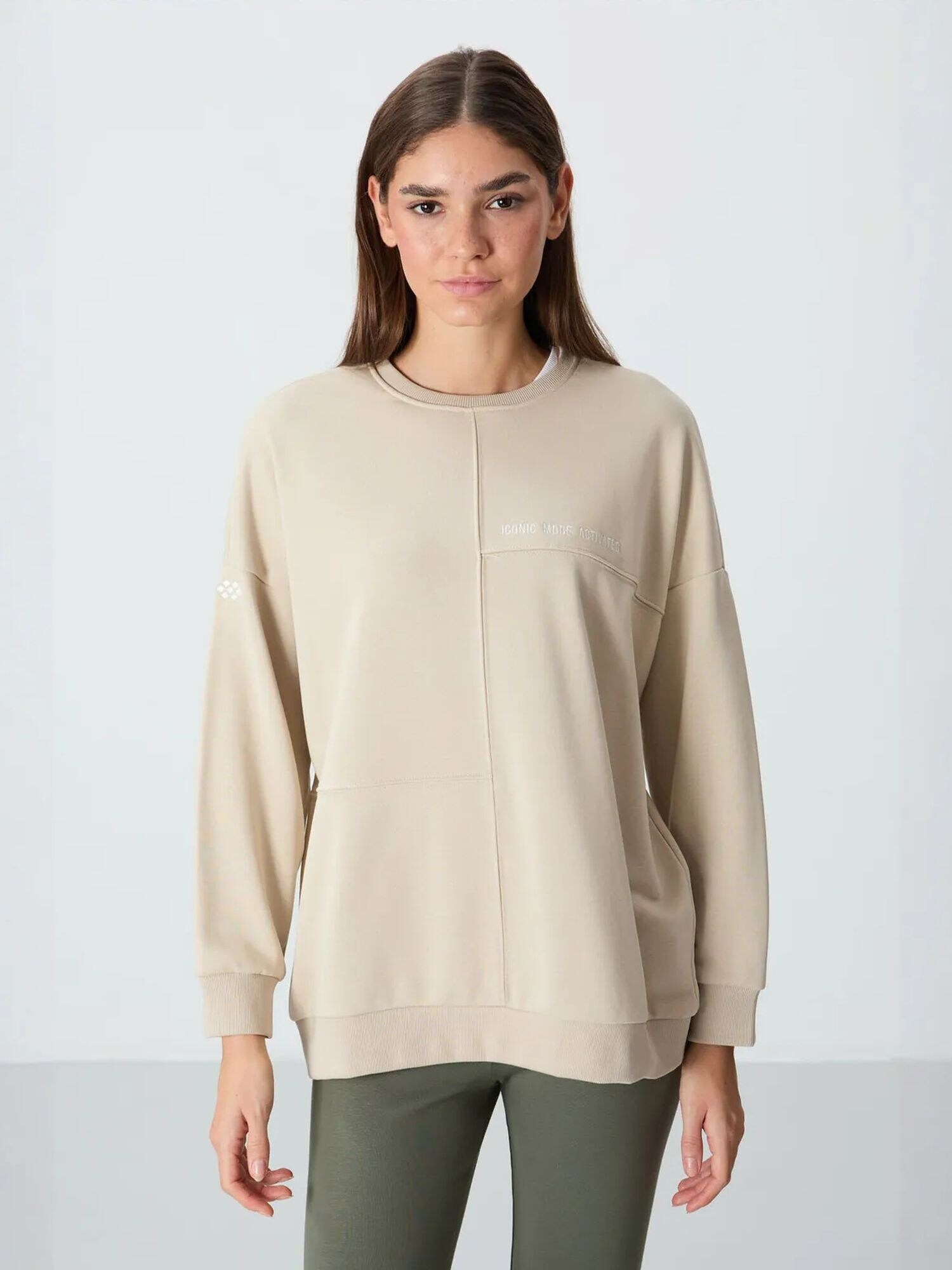 Tommy Life Sweater majica bež