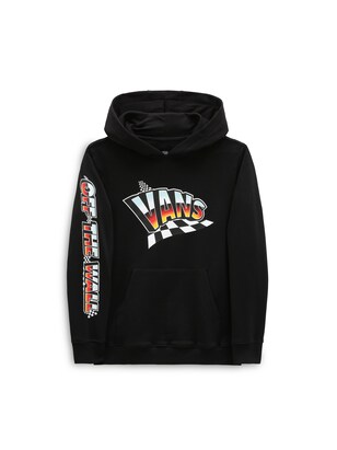 Vans Sweatshirt ‘Hole Shot’ Limoen / Donkerrood / Zwart / Wit