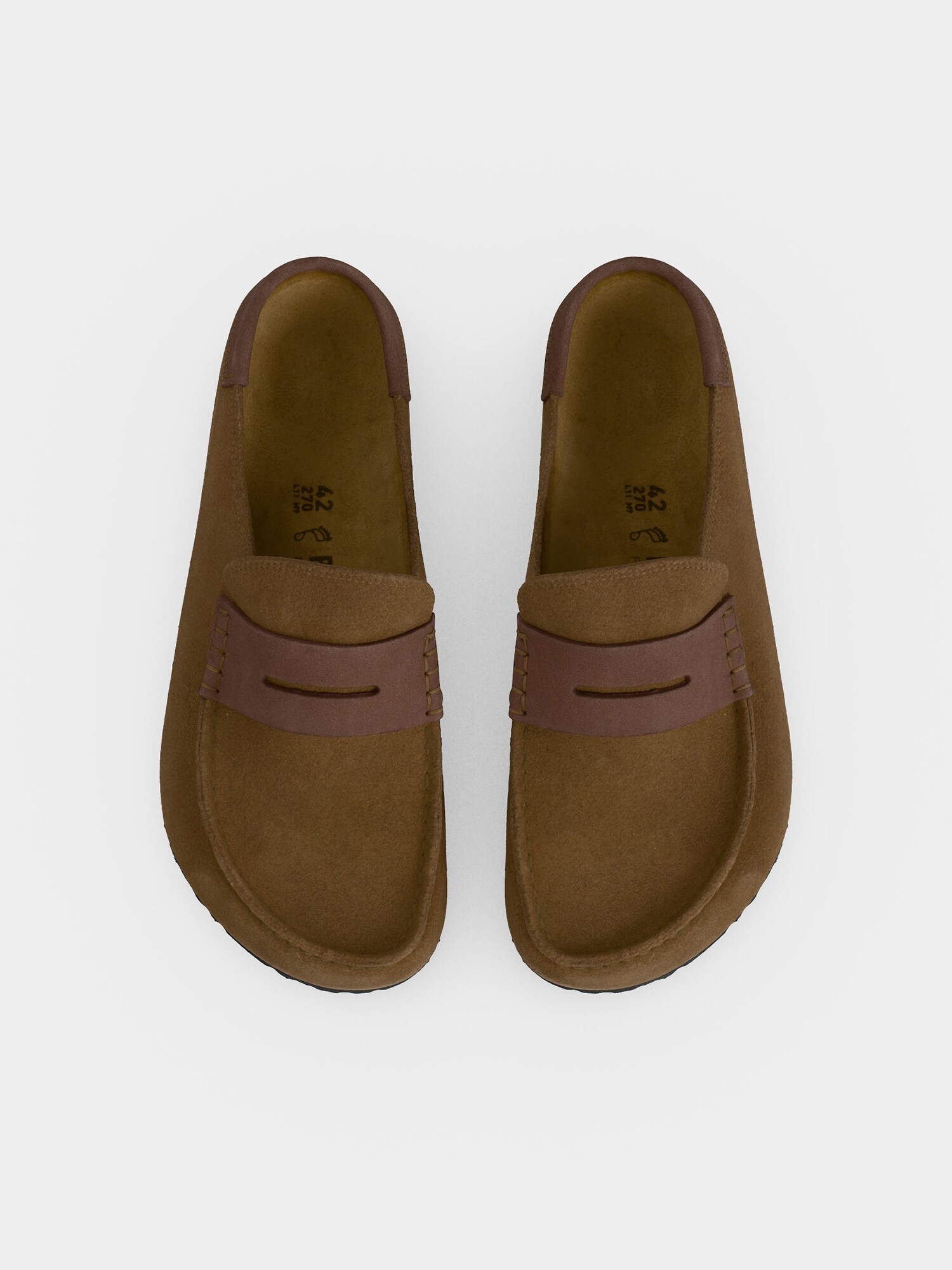 BIRKENSTOCK Zapatos abiertos 'Naples'  marrón / marrón oscuro – imagen 4